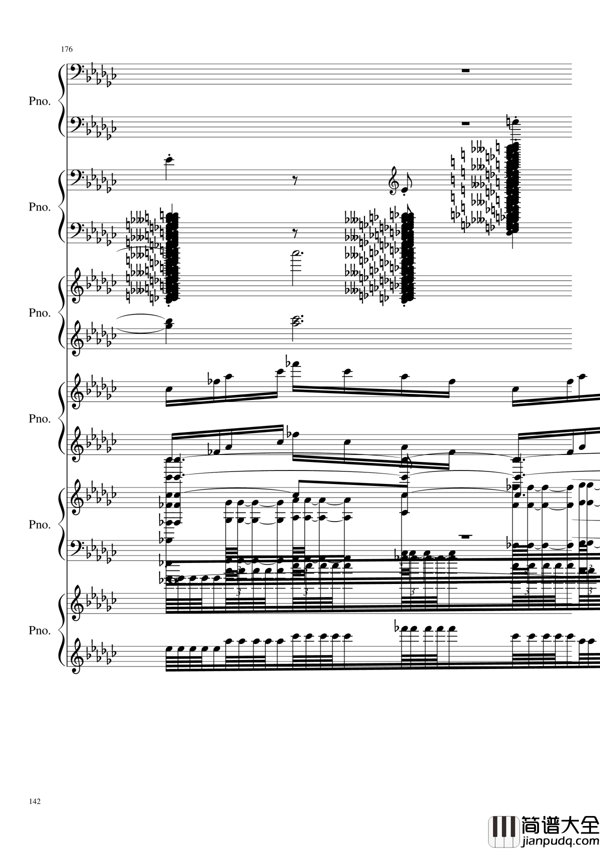 圆周率钢琴谱_黑化_圆周率