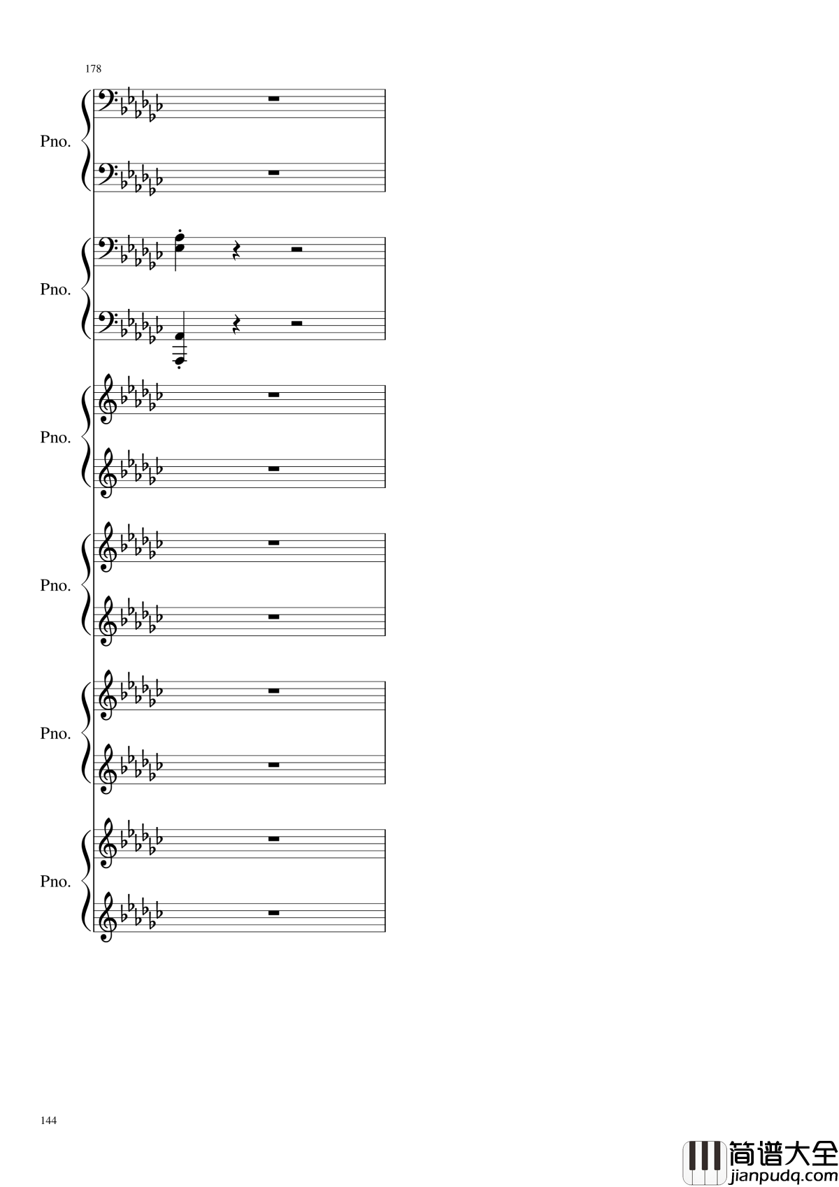 圆周率钢琴谱_黑化_圆周率