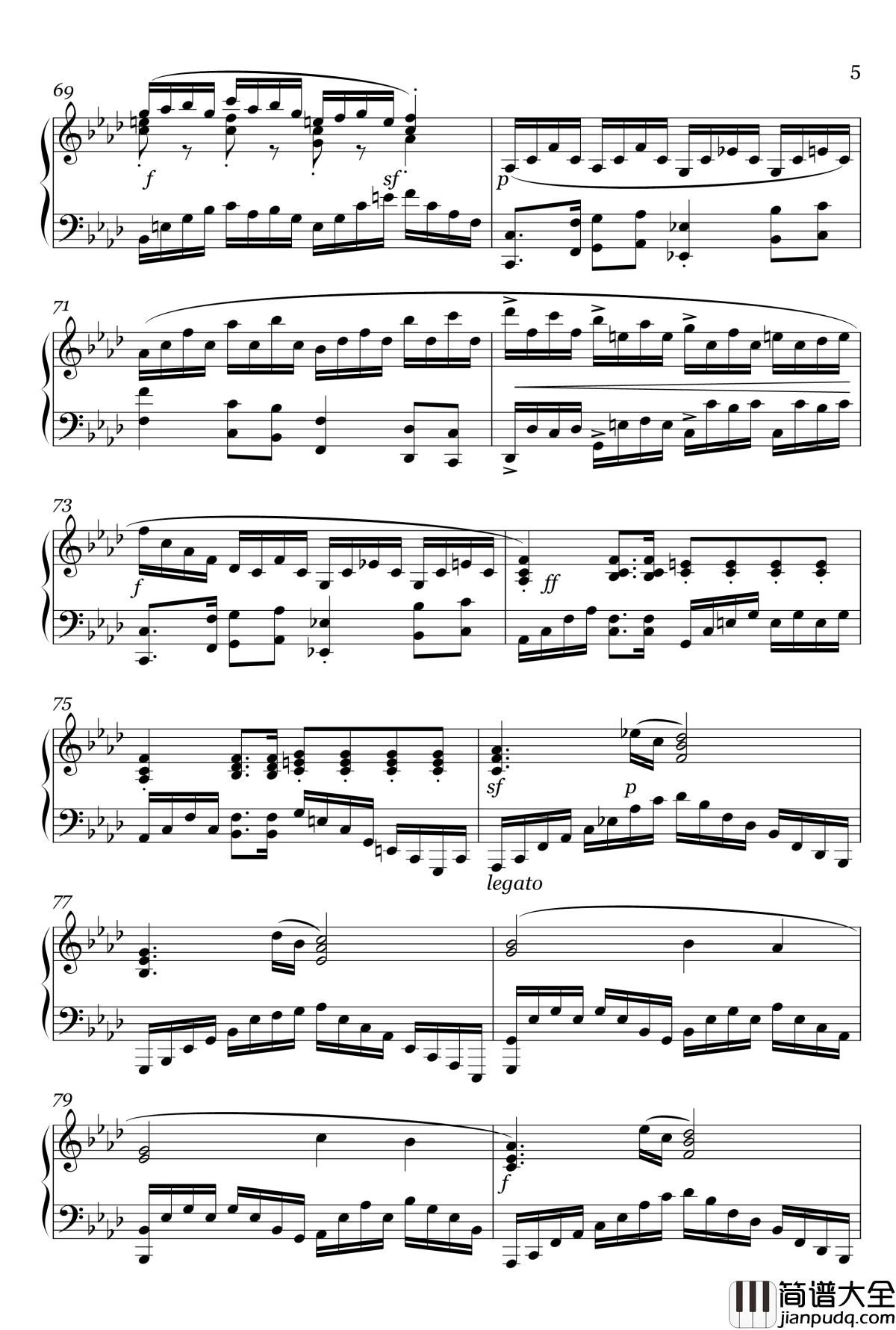 Allegro_Vivace,_Op.1_No.2钢琴谱_Rachmania!