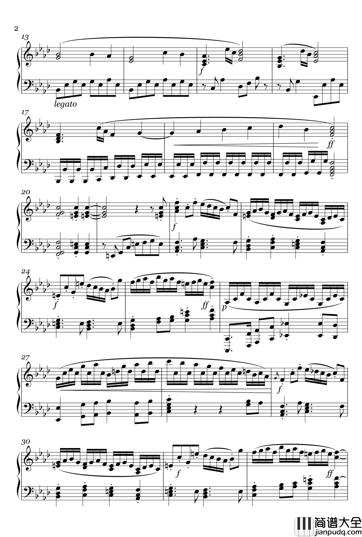 Allegro钢琴谱Op.1_No.2_Rachmania!