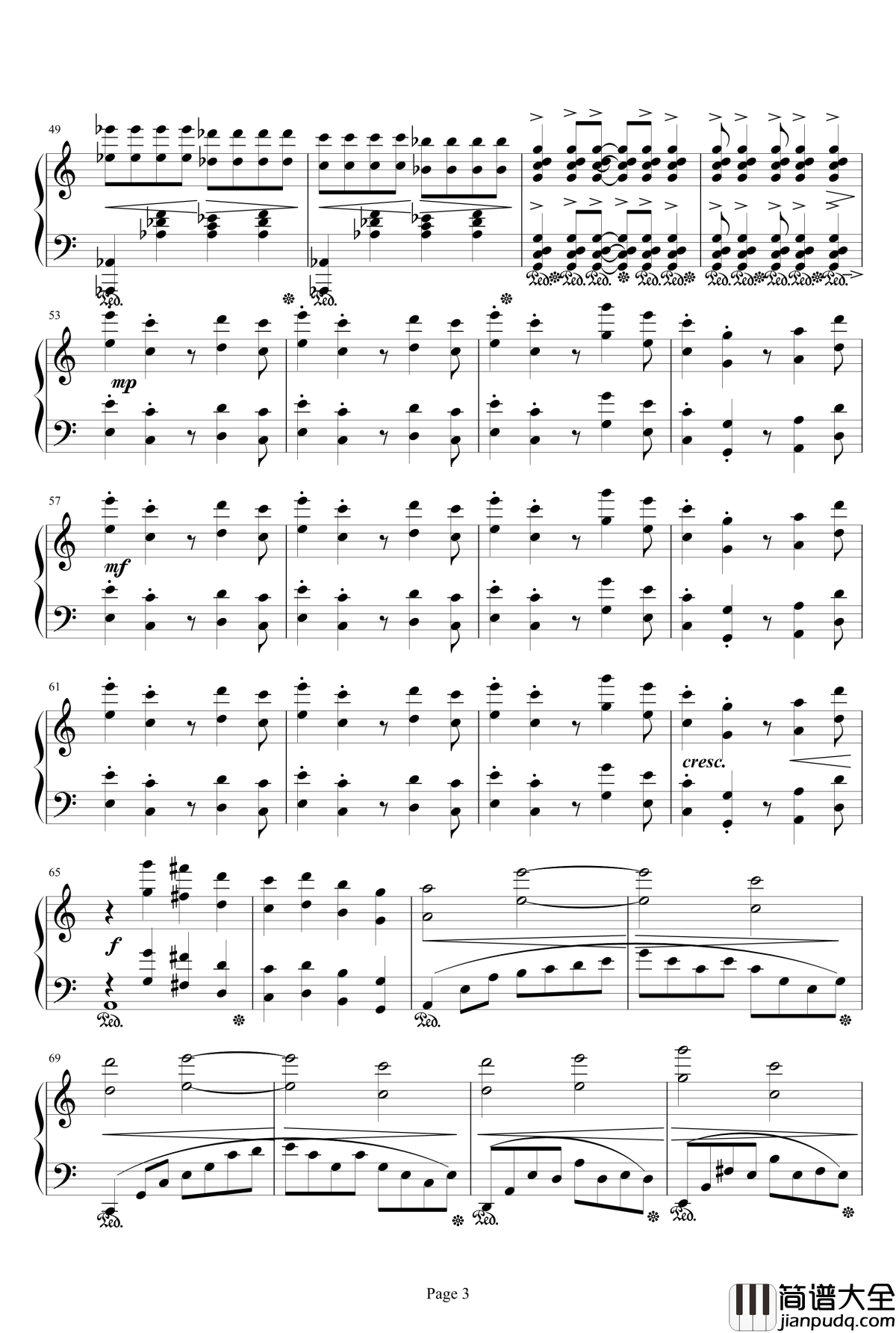 ドレッドンート大爆進钢琴谱！_最终幻想