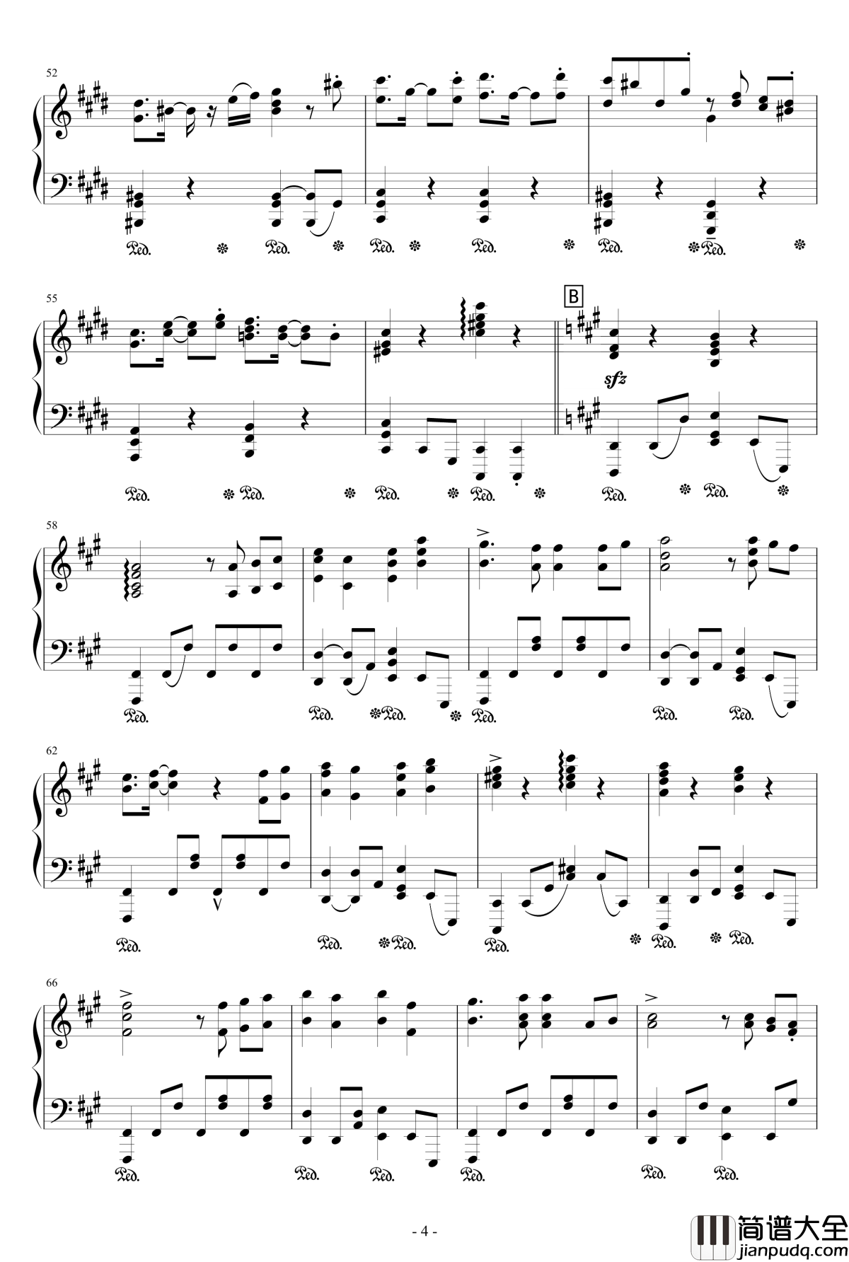 雅钢琴谱_魔法师之夜_触手猴_幻想游戏