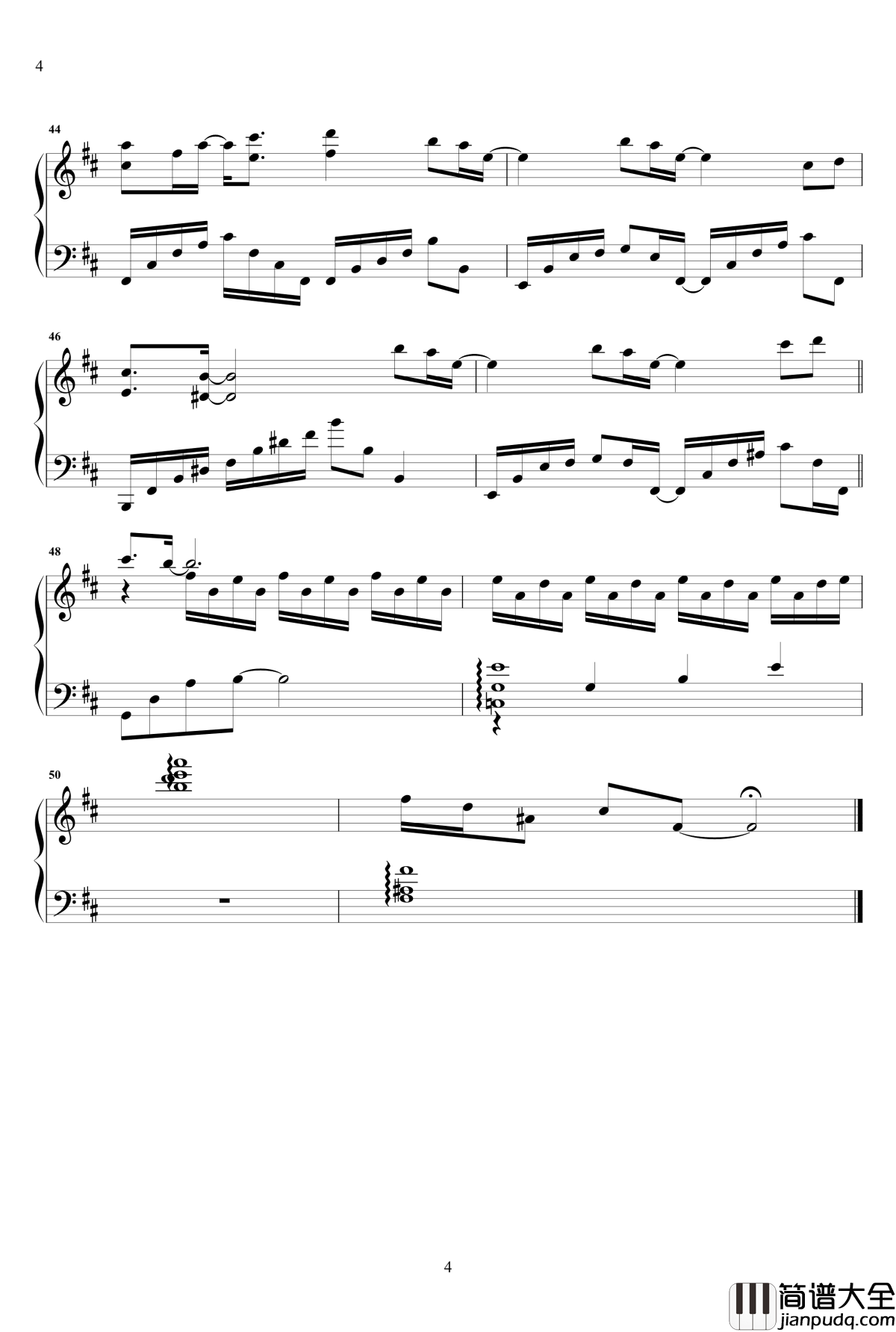 九张机钢琴谱_原声版_叶炫清