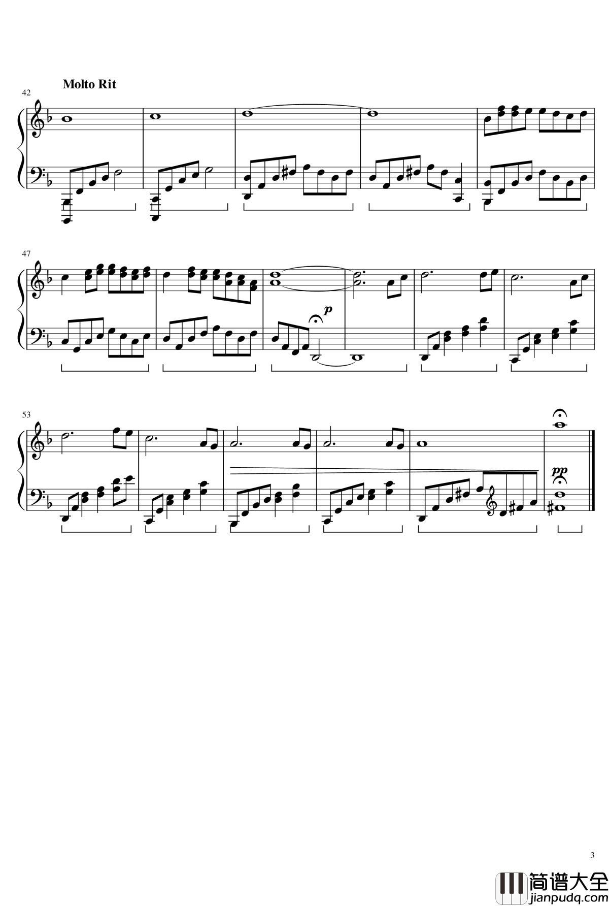 堕落之舞钢琴谱