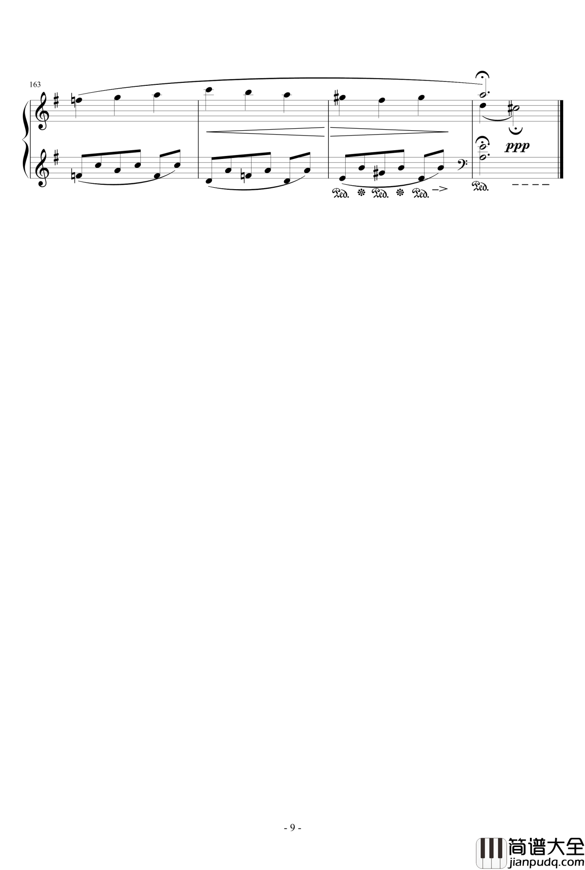 PROMENADE_DANS_LES_BOIS钢琴谱_克莱德曼