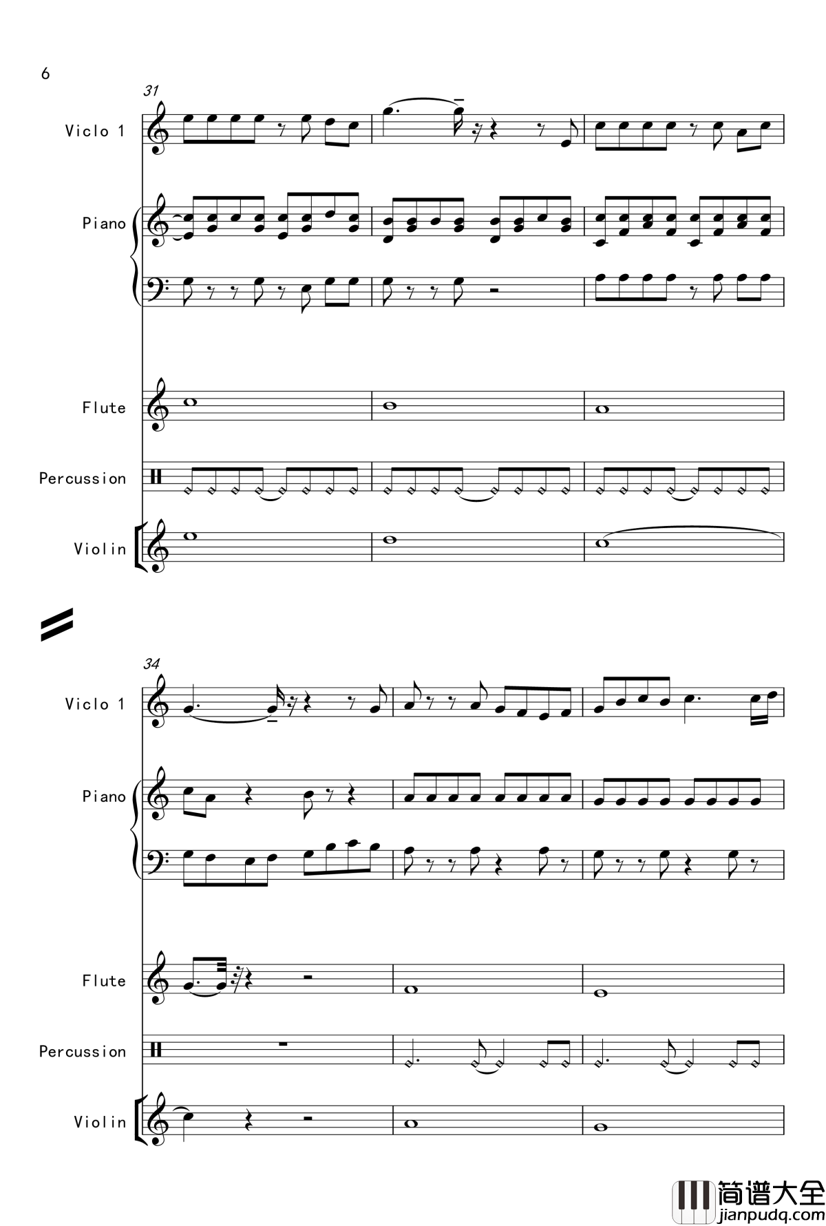 天边的彩虹钢琴谱_V2.0改版_206317326