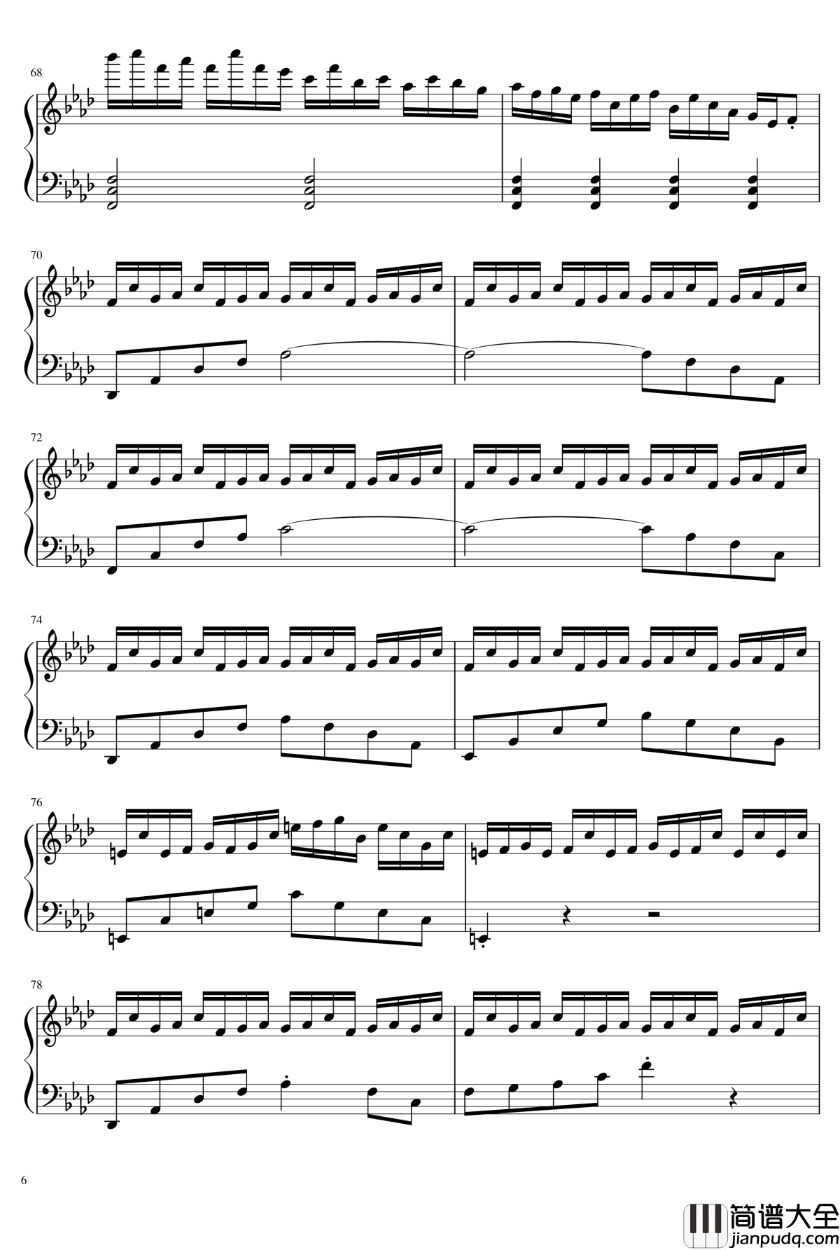 _ヴォヤージュ_1969钢琴谱_东方project_[东方永夜抄]