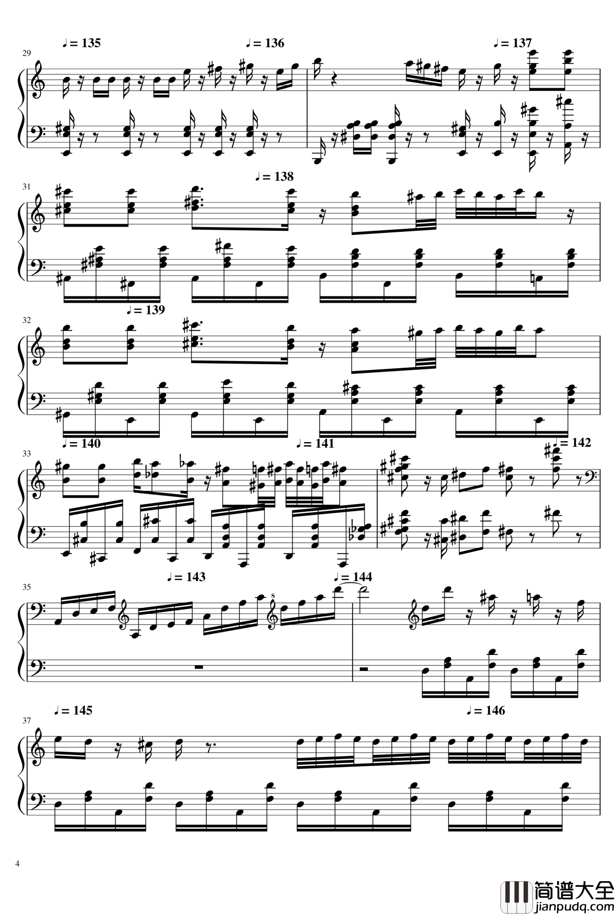 大师赛钢琴谱_钢琴块2