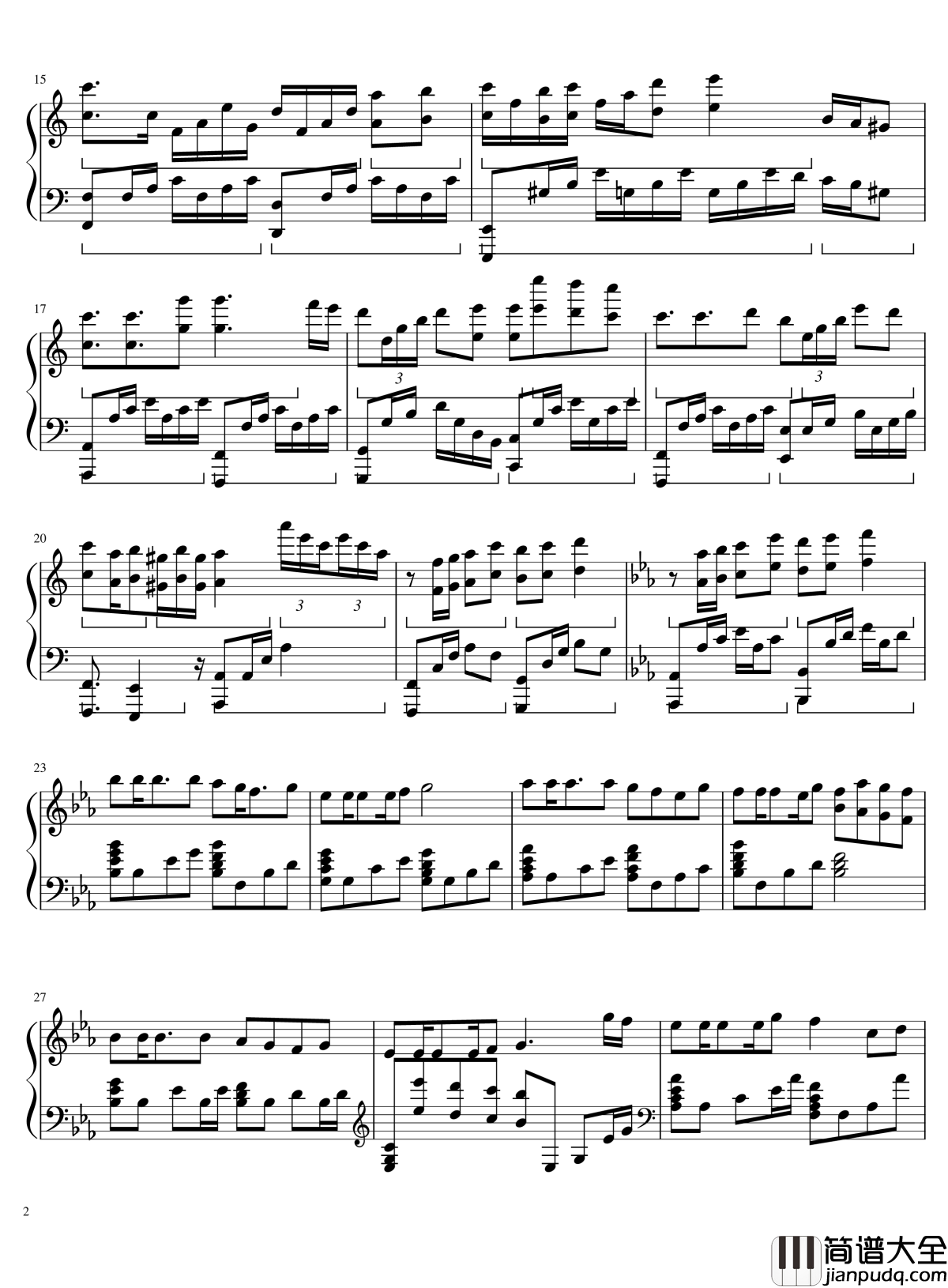 悪ノ召使钢琴谱_触手猴