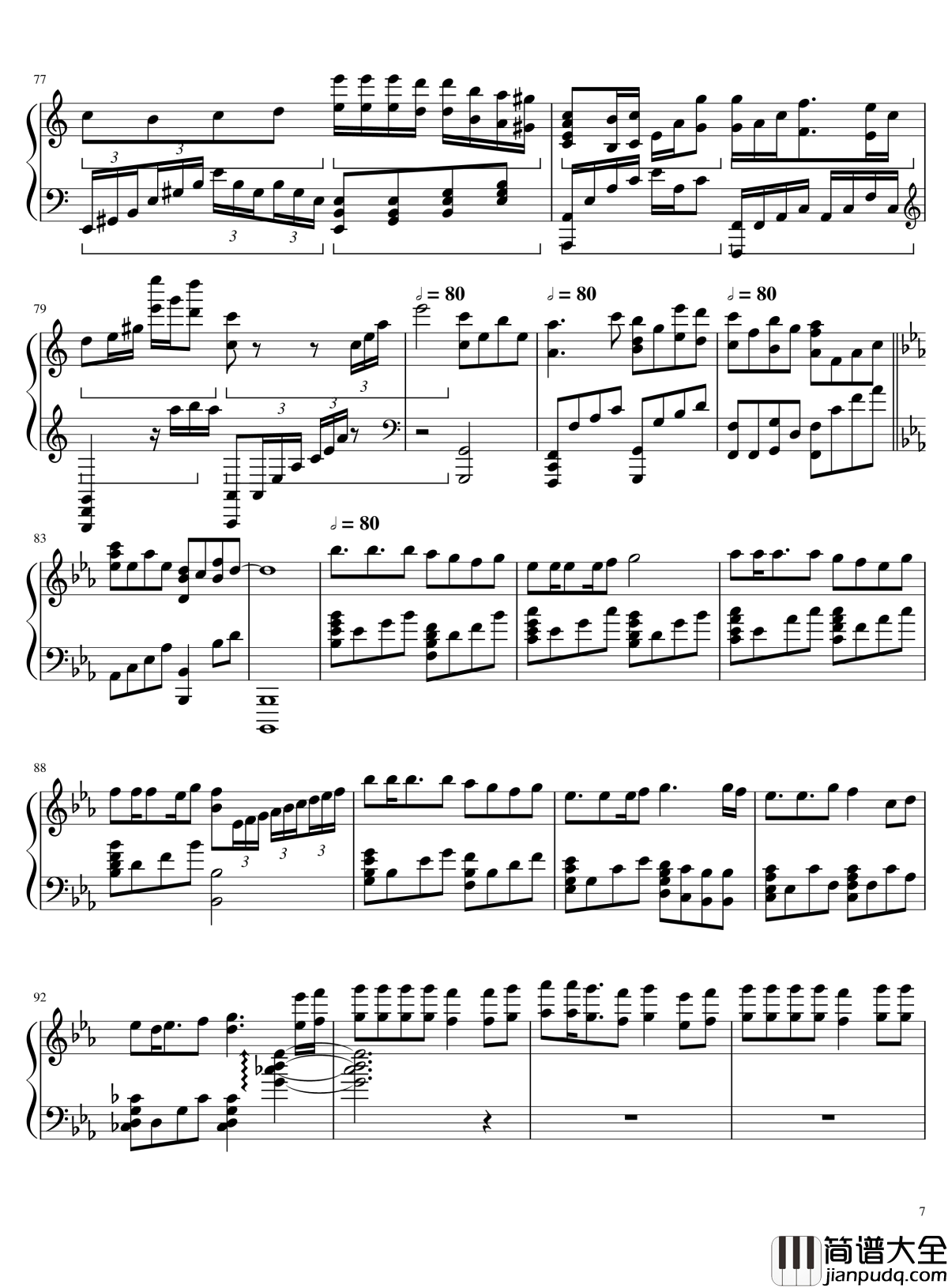 悪ノ召使钢琴谱_触手猴