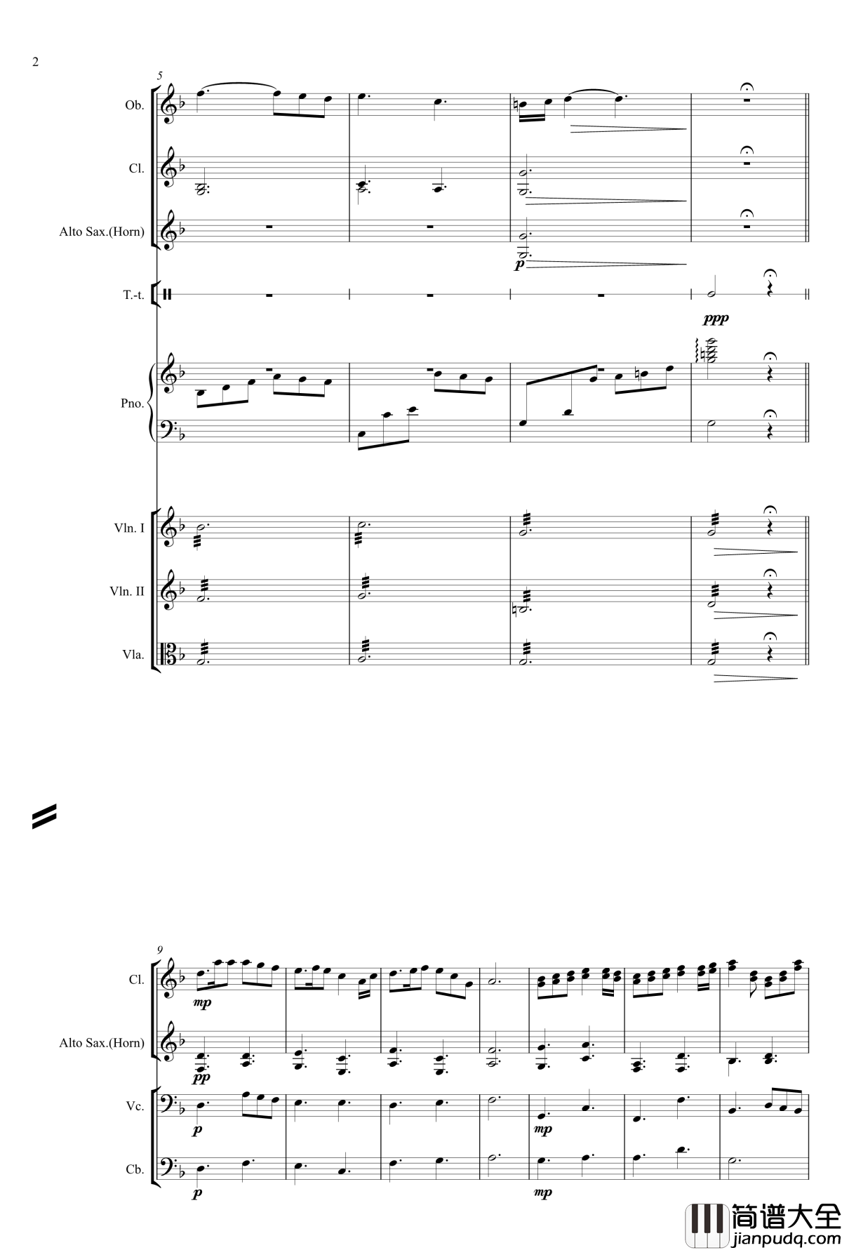 十亿光年的距离钢琴谱_交响版_V.K