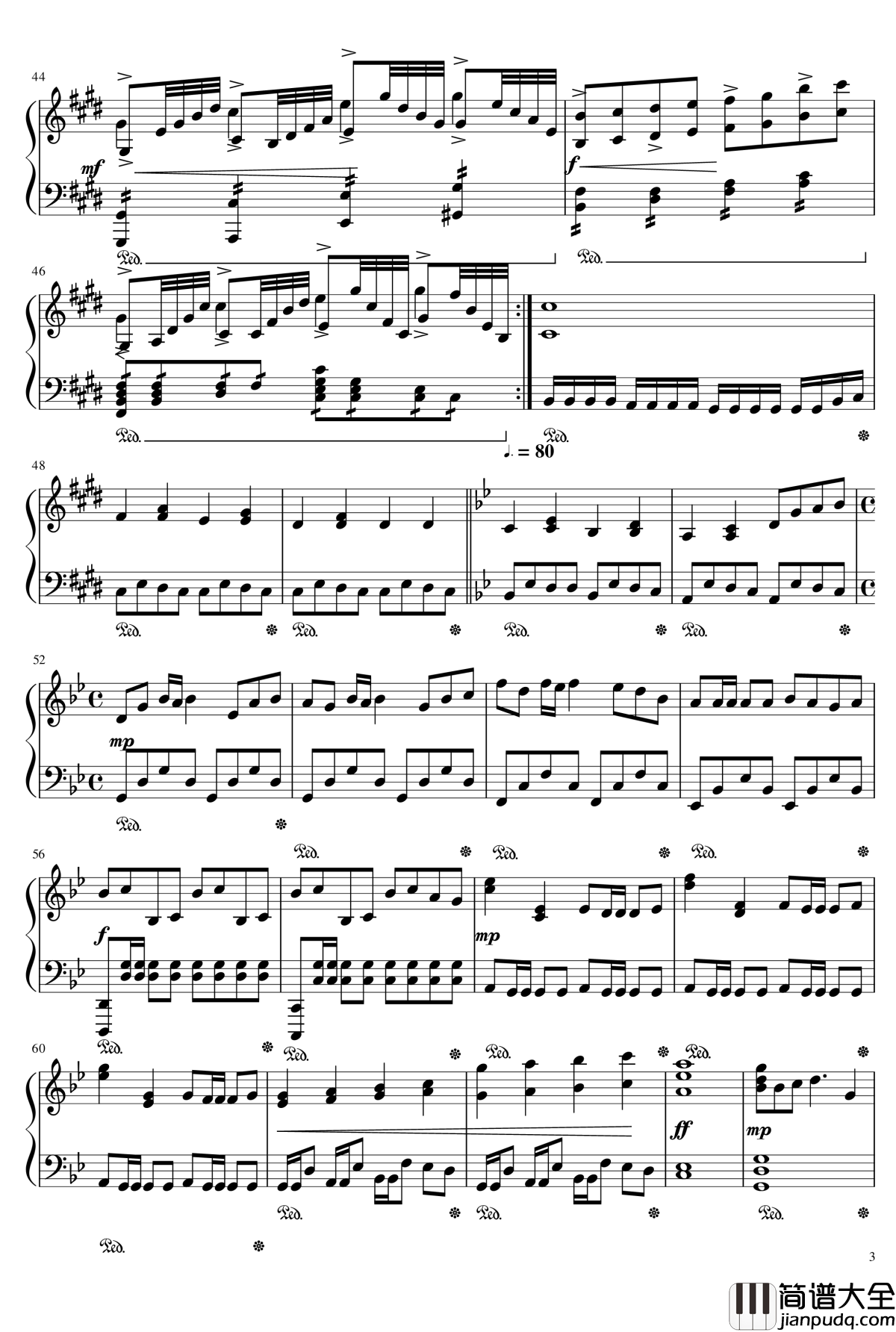 星空响曲钢琴谱_64927119