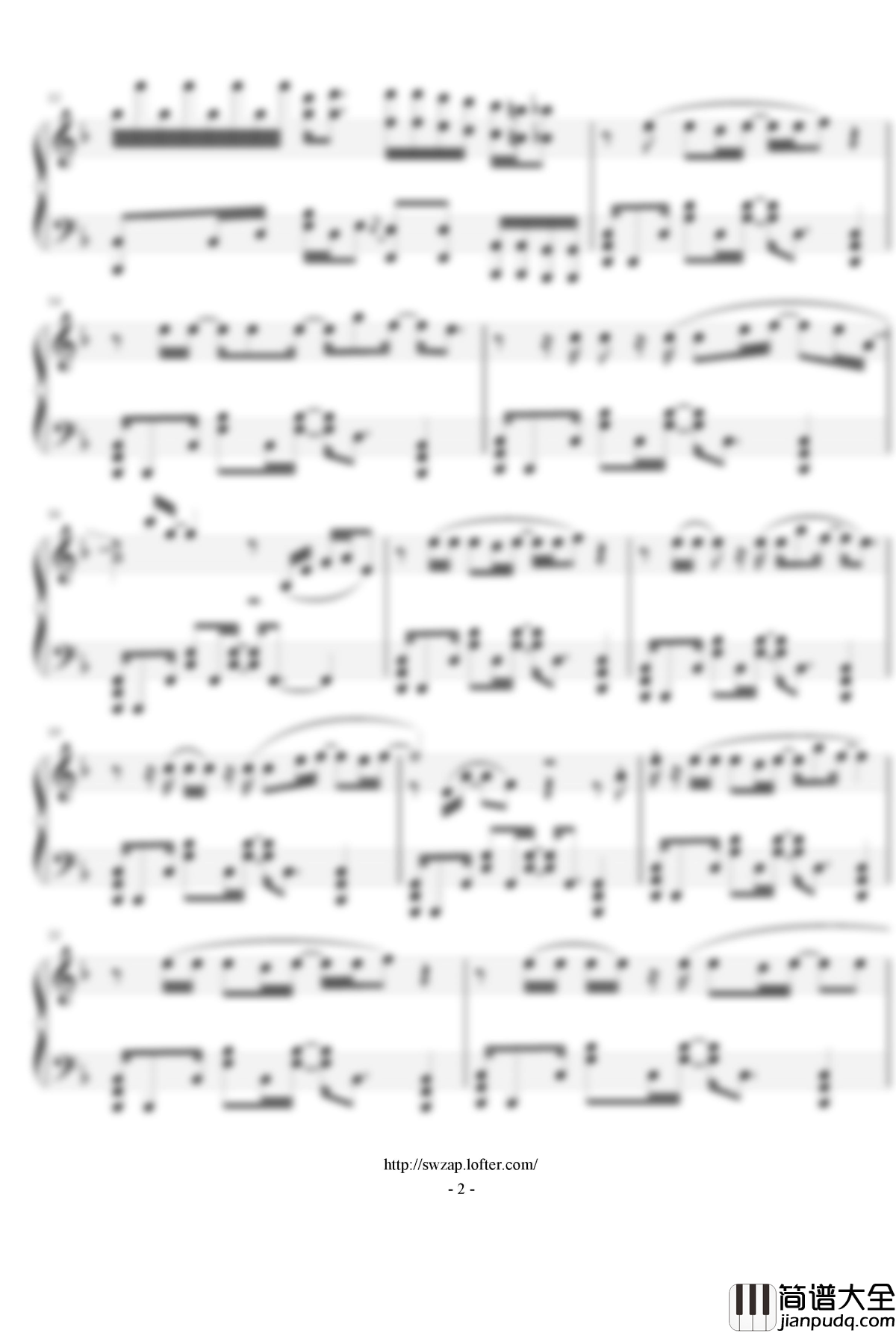 Signal钢琴谱__91Days_OP_北嶋徹_TK_from_凛として時雨__