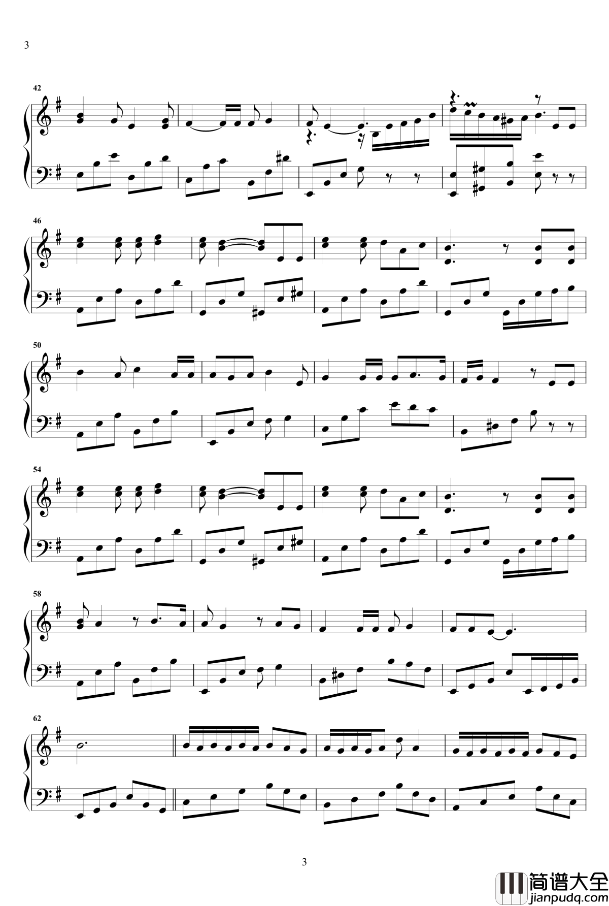 全世界谁倾听你钢琴谱_林宥嘉