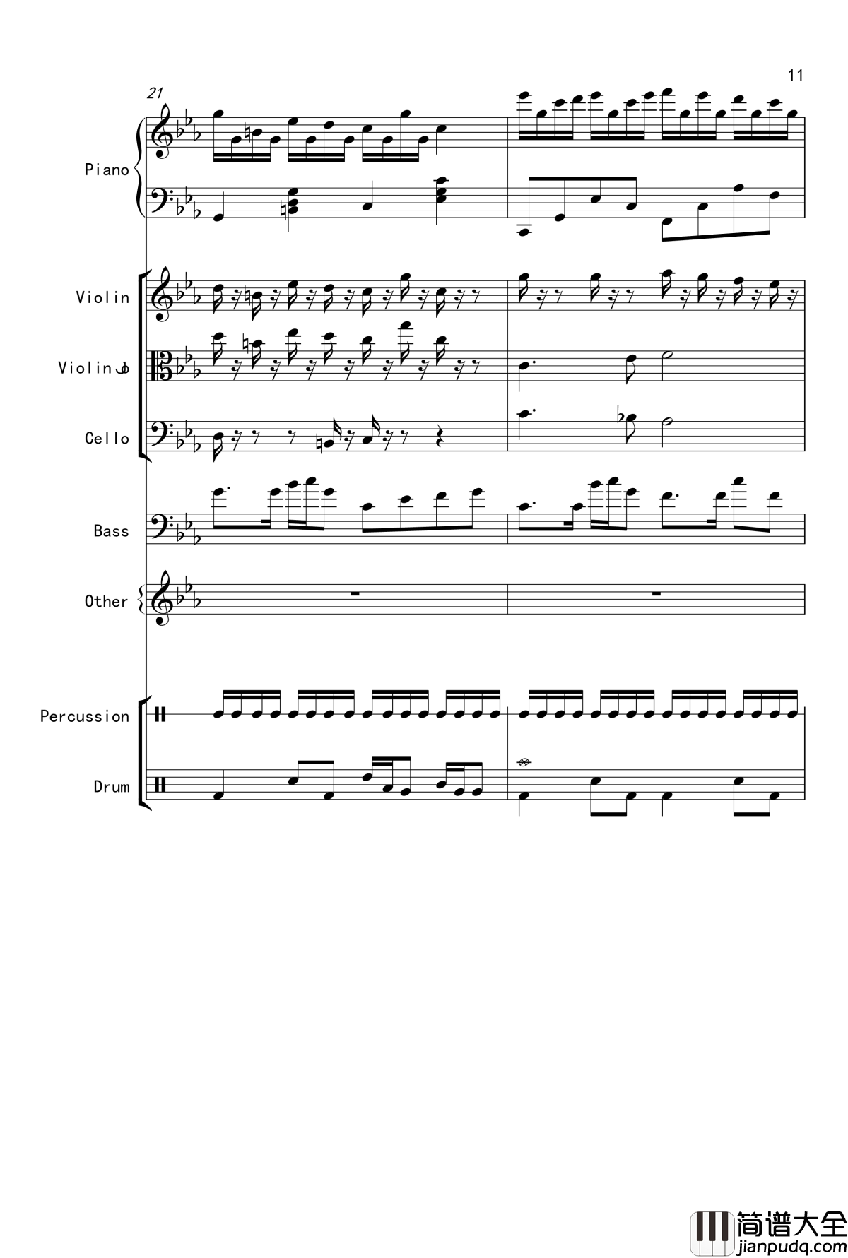 克罗地亚舞曲钢琴谱_Croatian_Rhapsody_马克西姆_Maksim·Mrvica