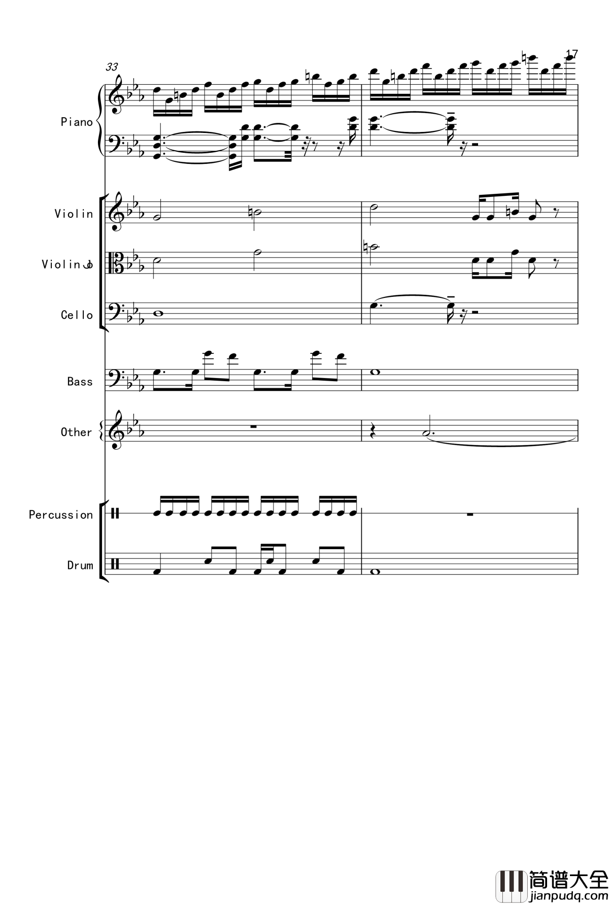 克罗地亚舞曲钢琴谱_Croatian_Rhapsody_马克西姆_Maksim·Mrvica