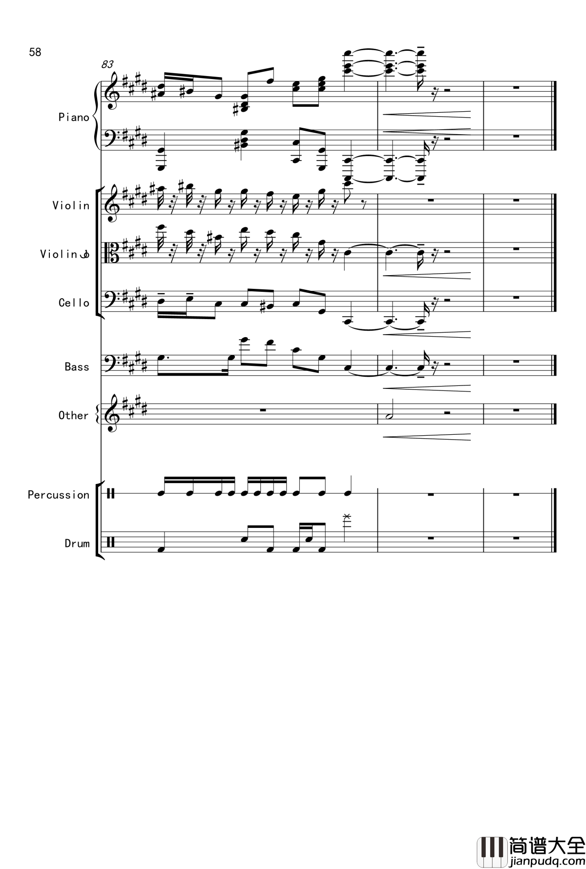 克罗地亚舞曲钢琴谱_Croatian_Rhapsody_马克西姆_Maksim·Mrvica