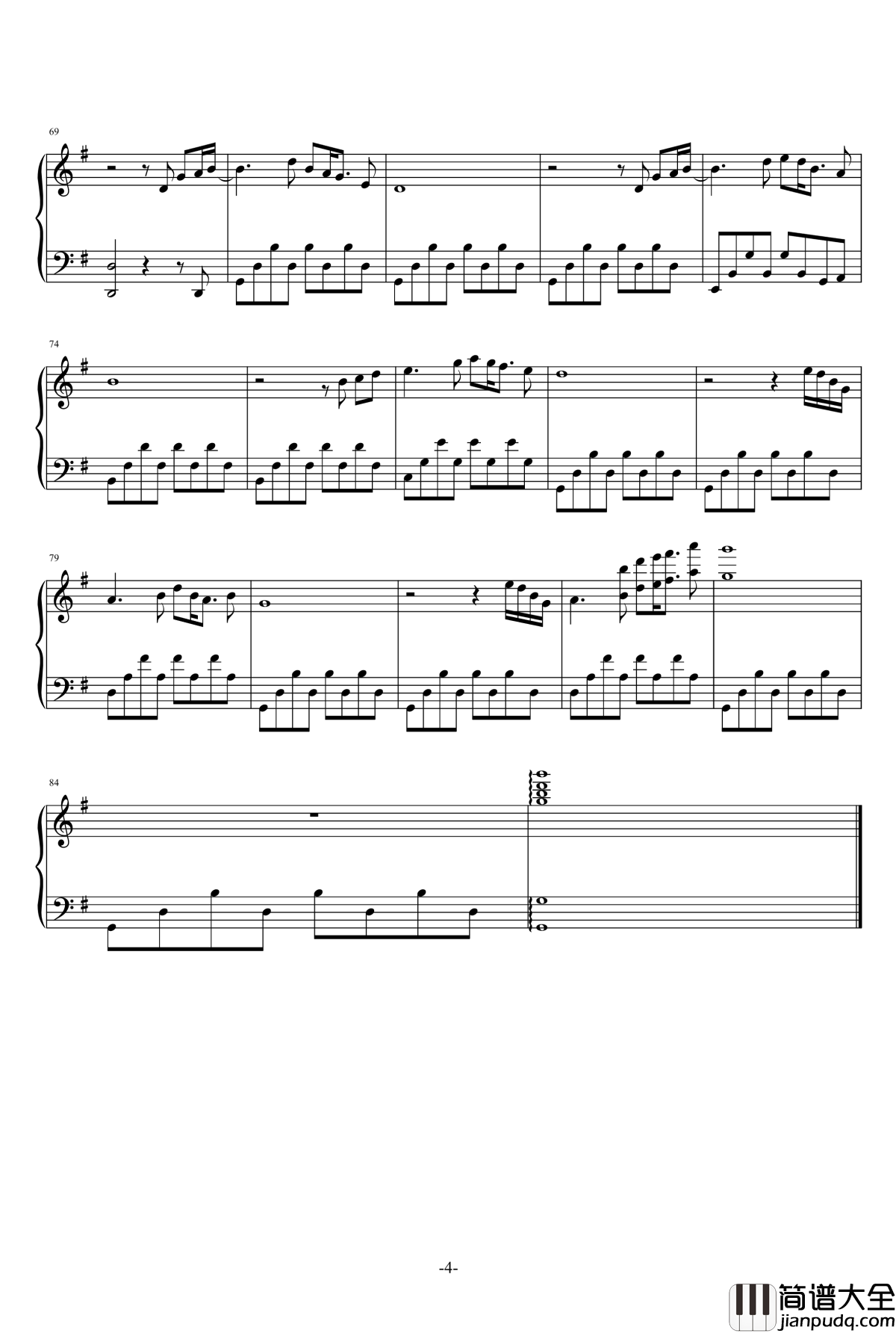 Piano_on_the_beach钢琴谱_Chamras_Saewataporn