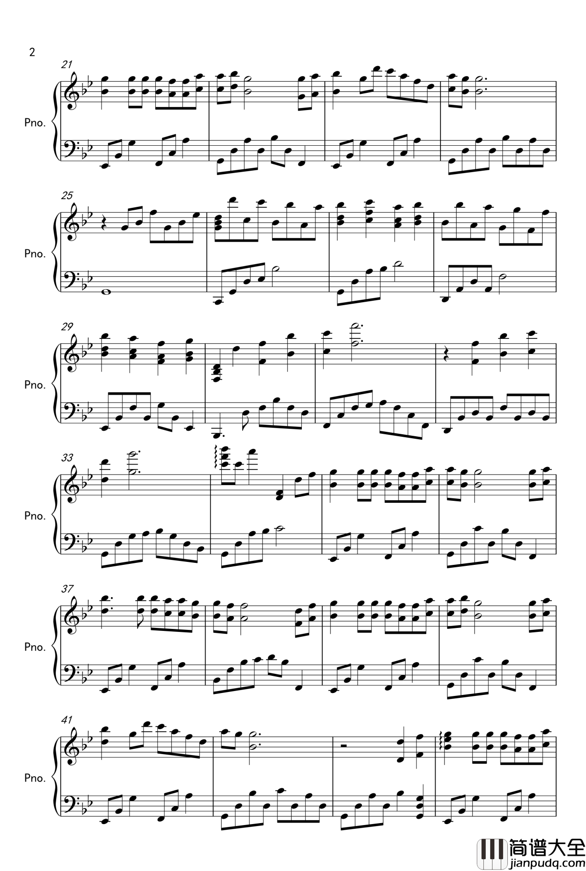 1945钢琴谱_骆集益