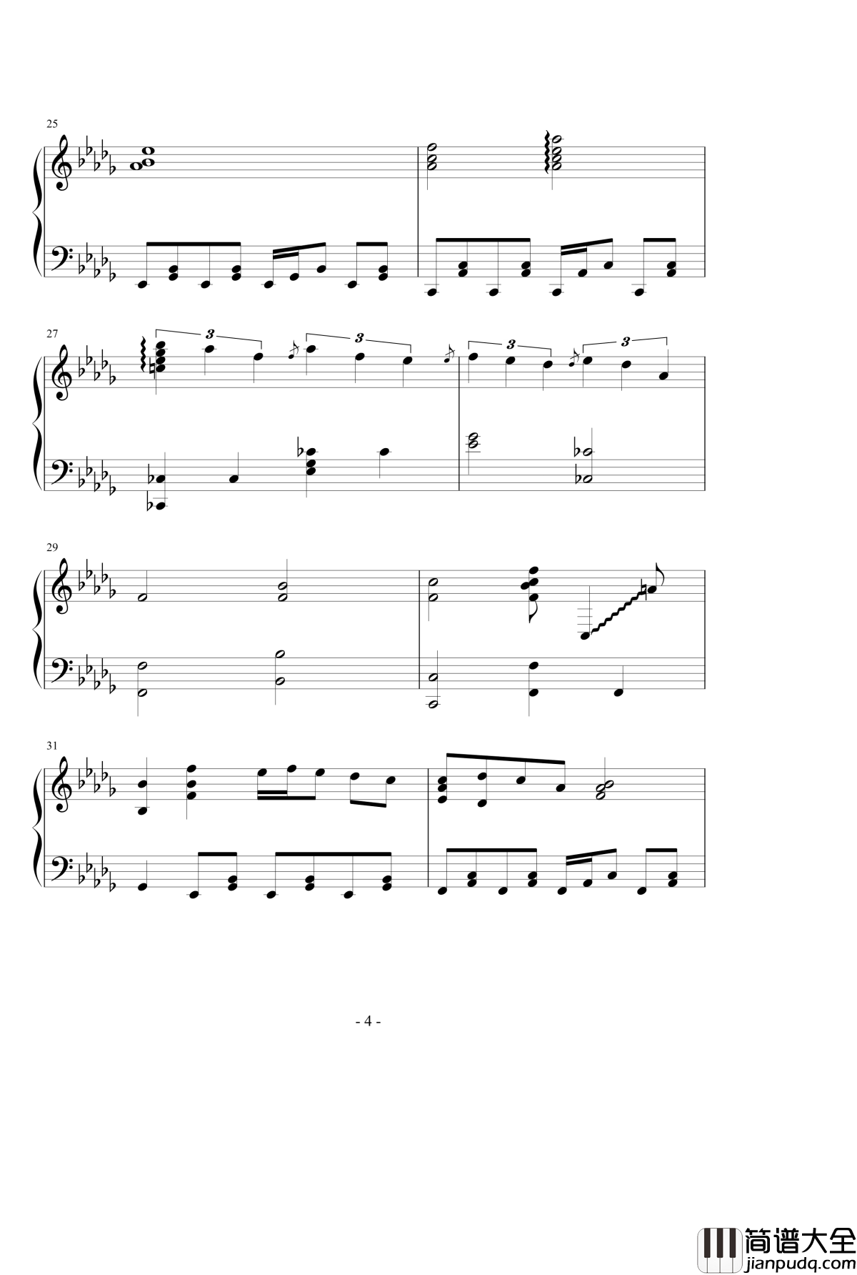 舰队collection_BGM钢琴谱_敵艦隊、見ゆ！_舰队Collection