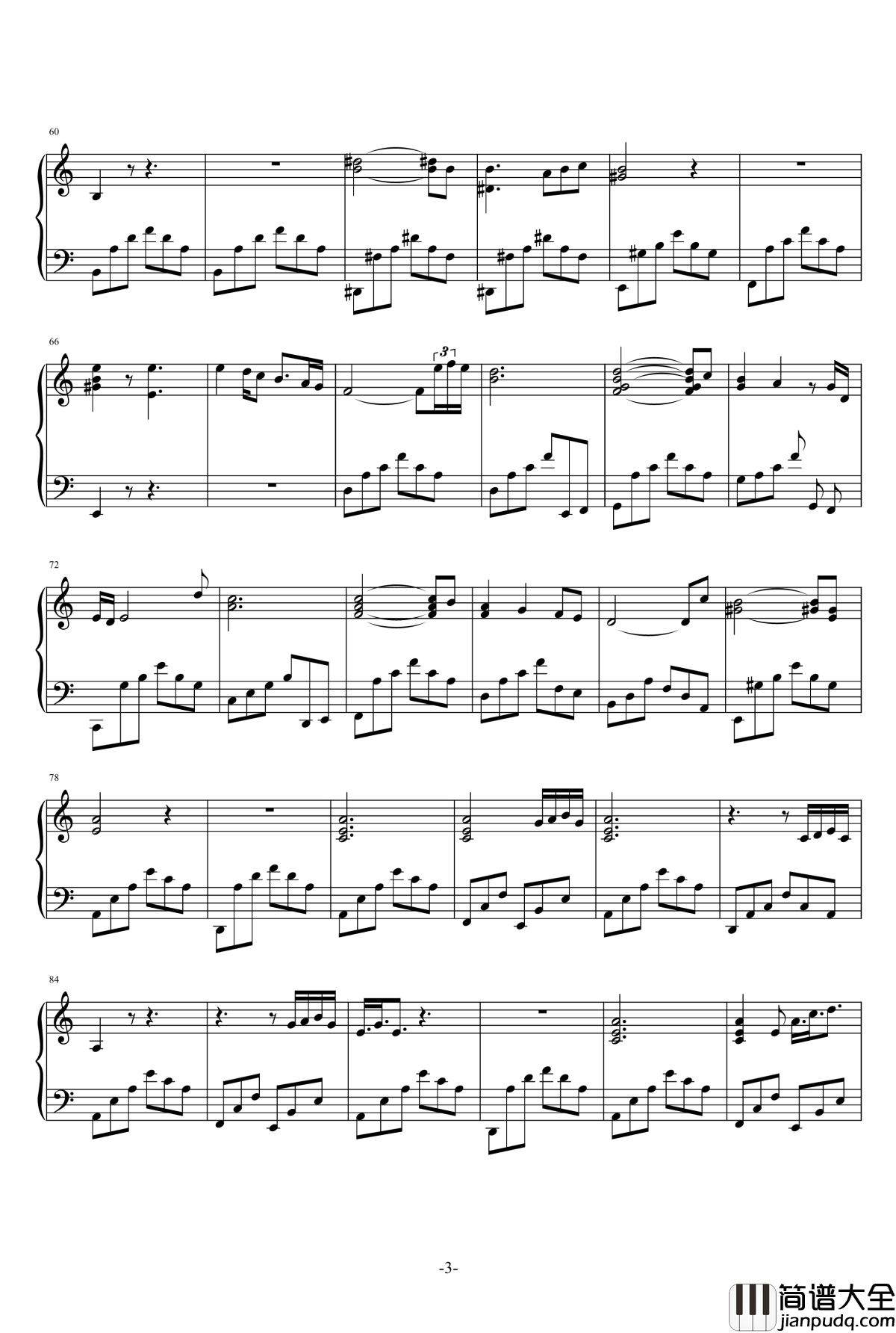 Parisienne_Walkways钢琴谱_Gary_Moore