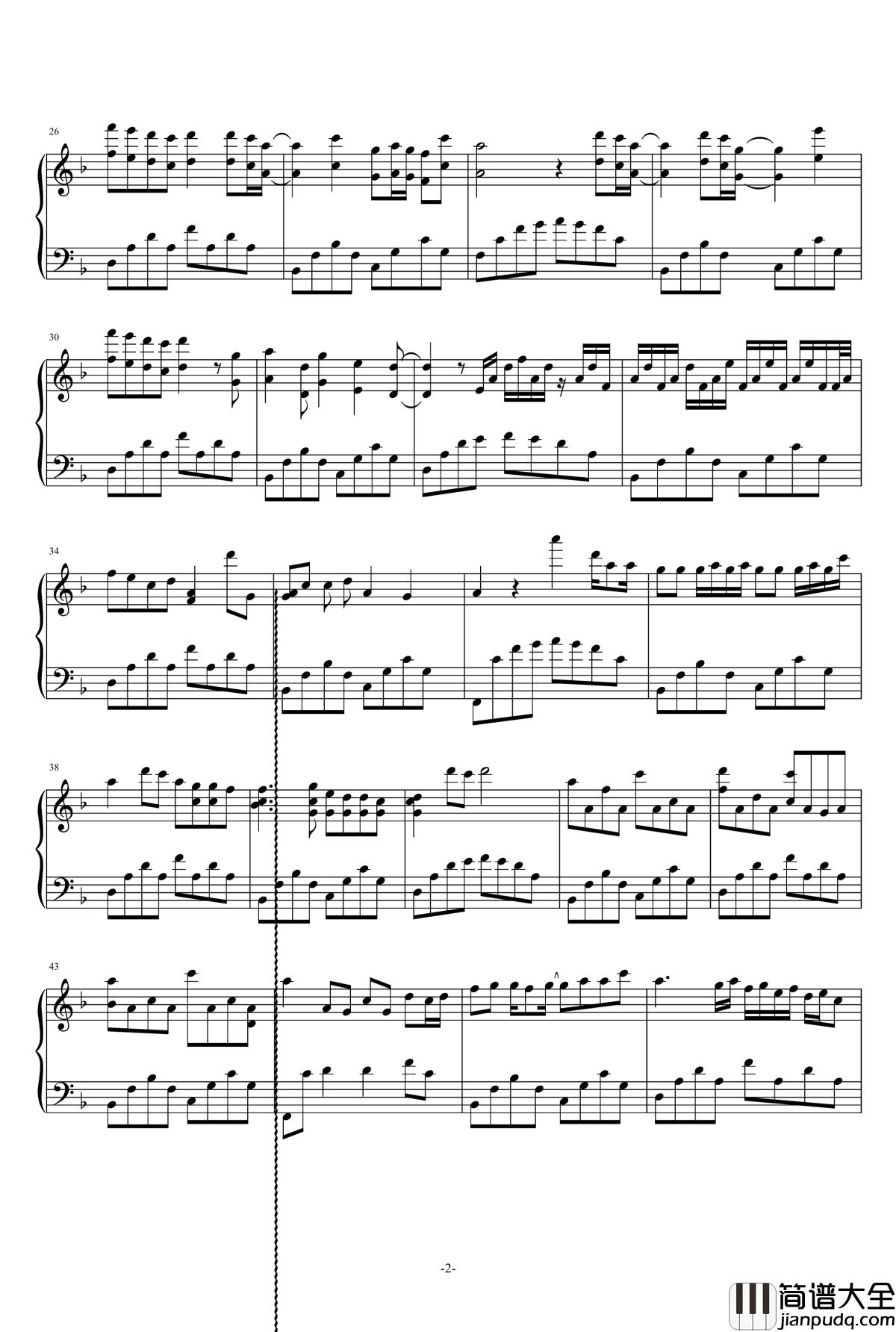 Tomorrow_with_you钢琴谱_Senpai/Kondor