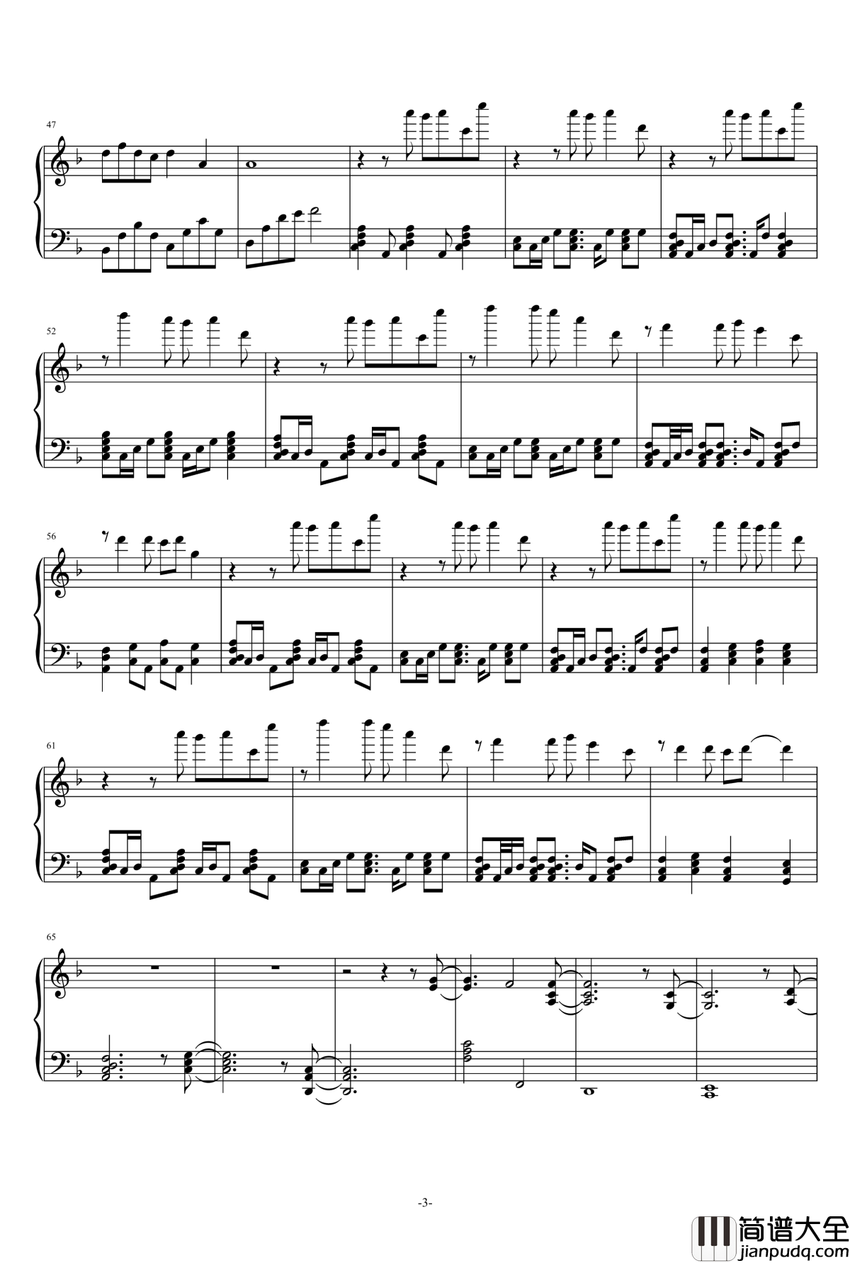 Tomorrow_with_you钢琴谱_Senpai/Kondor