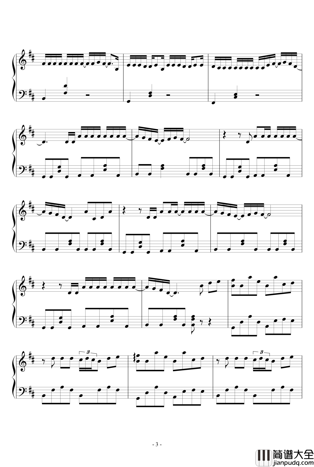 病名为爱钢琴谱_病名は愛だった