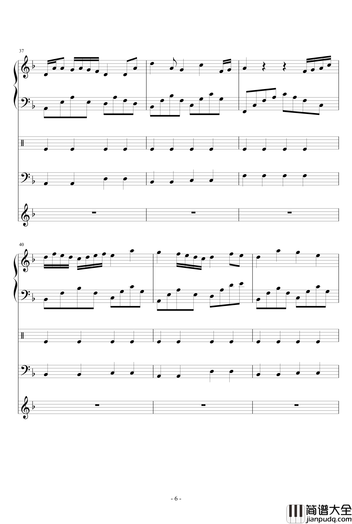 清风如故钢琴谱_smile丶轩