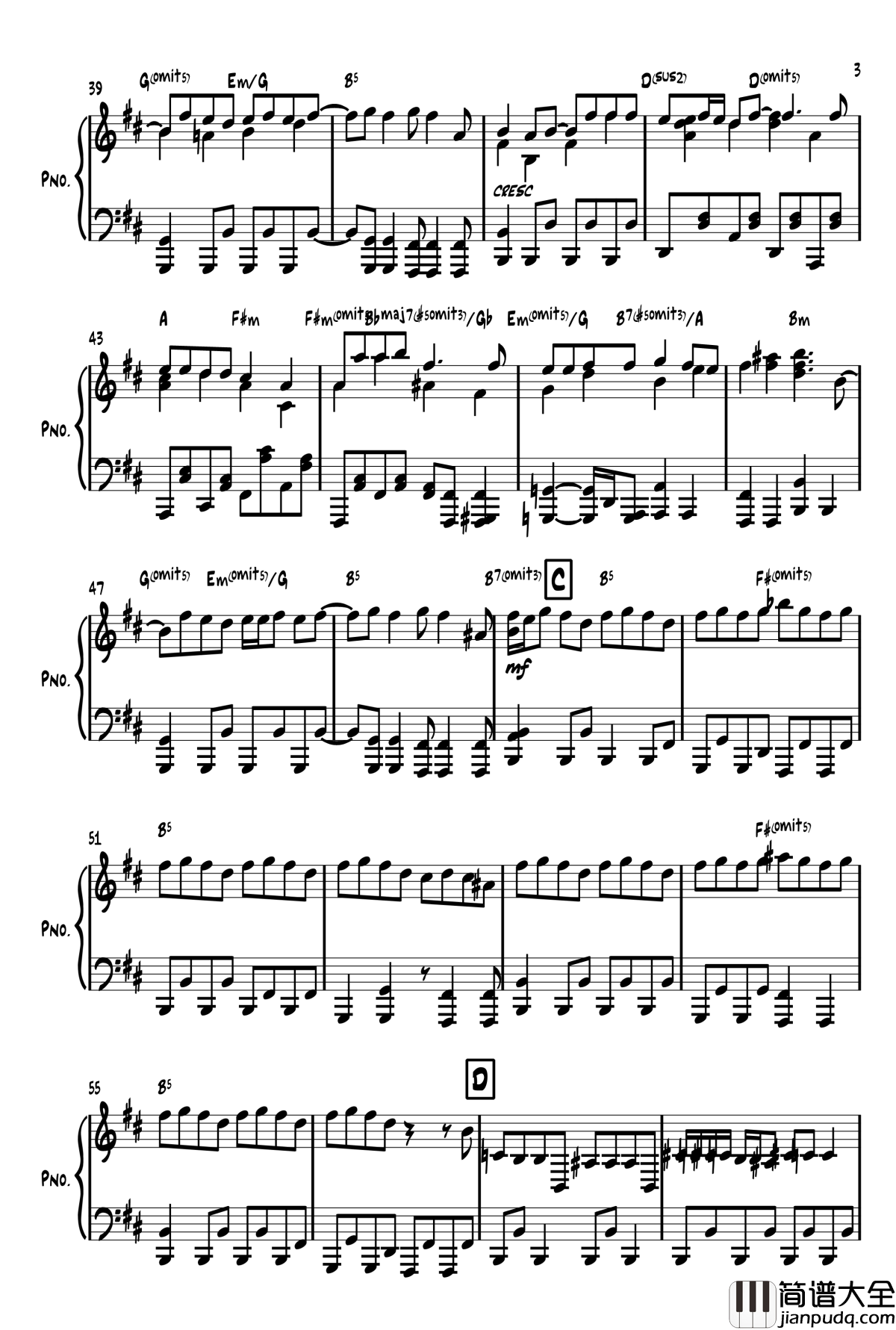 Alien_Alien钢琴谱_外星人_外星人_娜娜X初音ミク