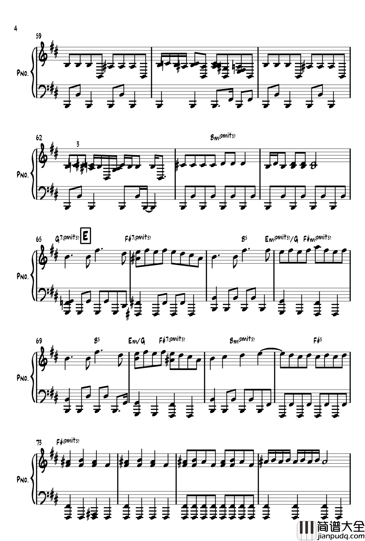 Alien_Alien钢琴谱_外星人_外星人_娜娜X初音ミク