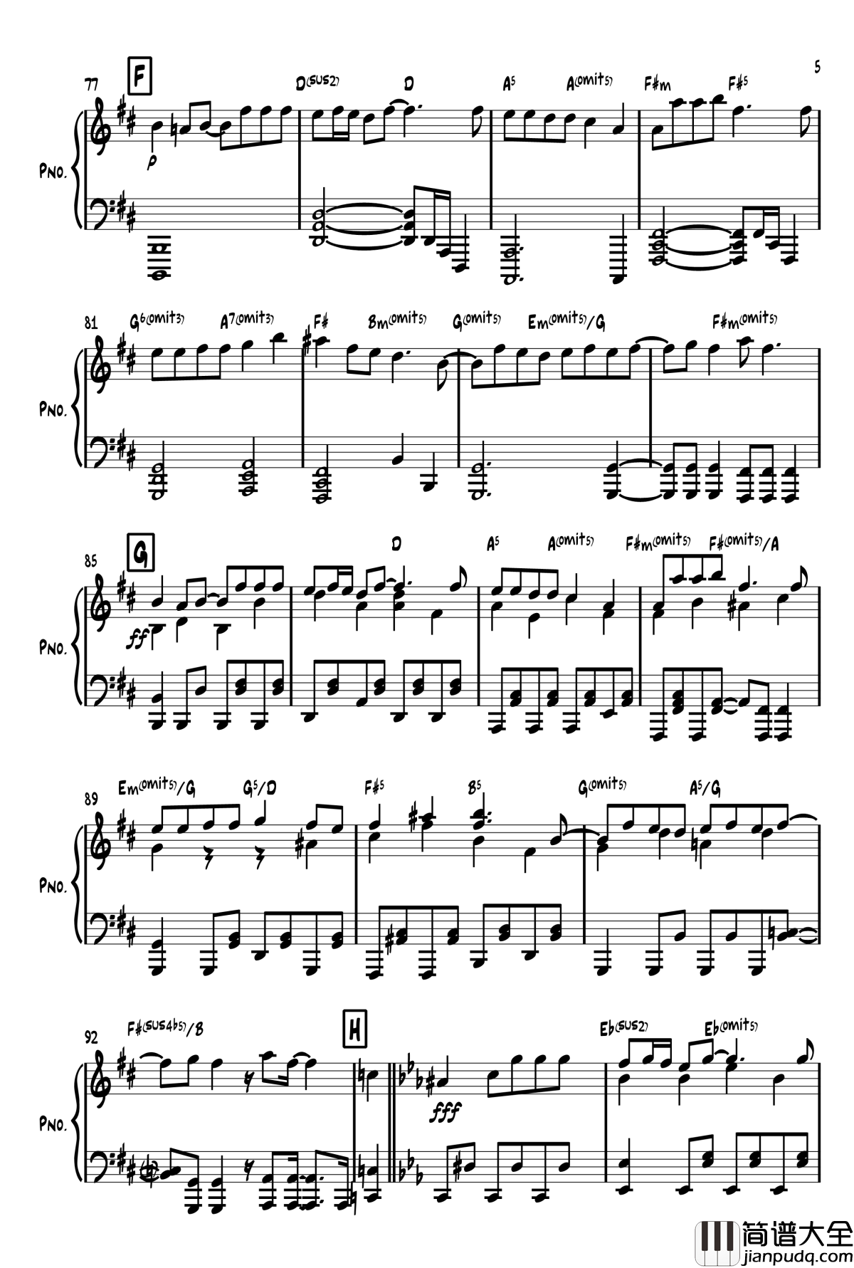 Alien_Alien钢琴谱_外星人_外星人_娜娜X初音ミク