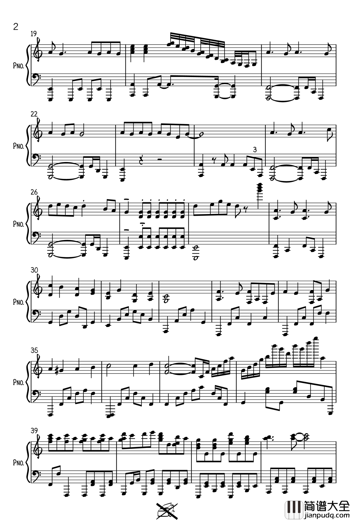 すーぱーぬこわーるど钢琴谱_超级喵世界