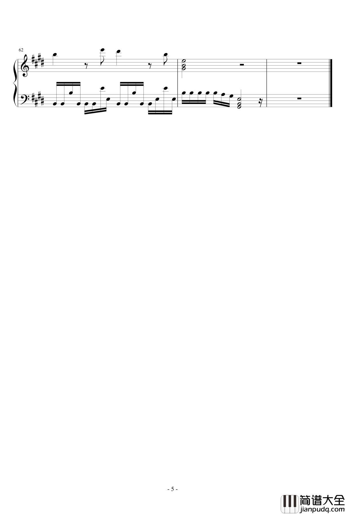 未来の答え钢琴谱_乃木坂46