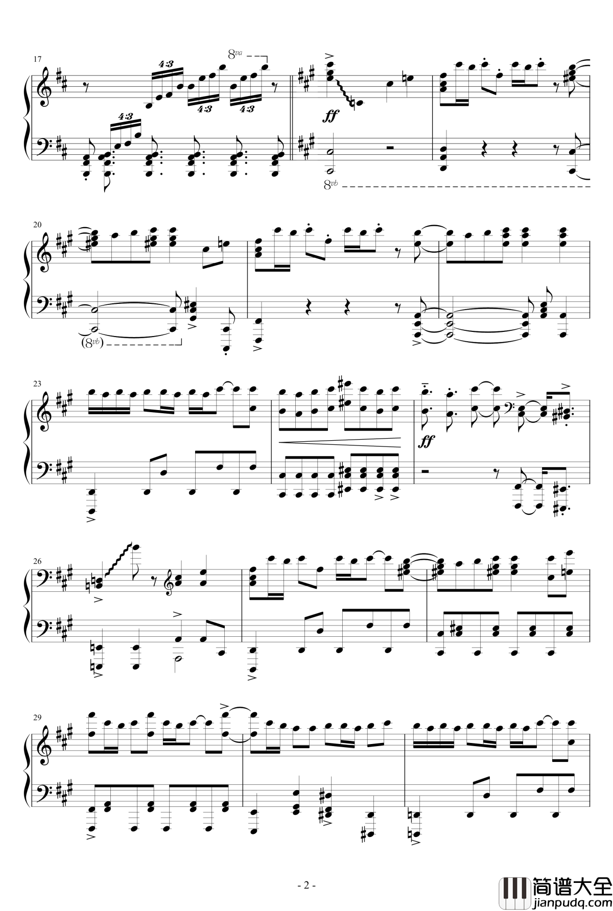 Vocaloid歌曲串烧2017钢琴谱_触手猴