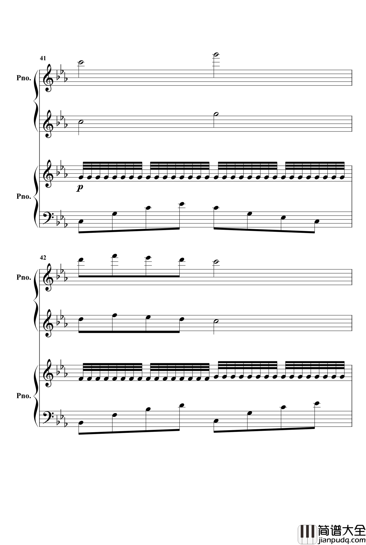 欢沁钢琴谱_两架钢琴_林海