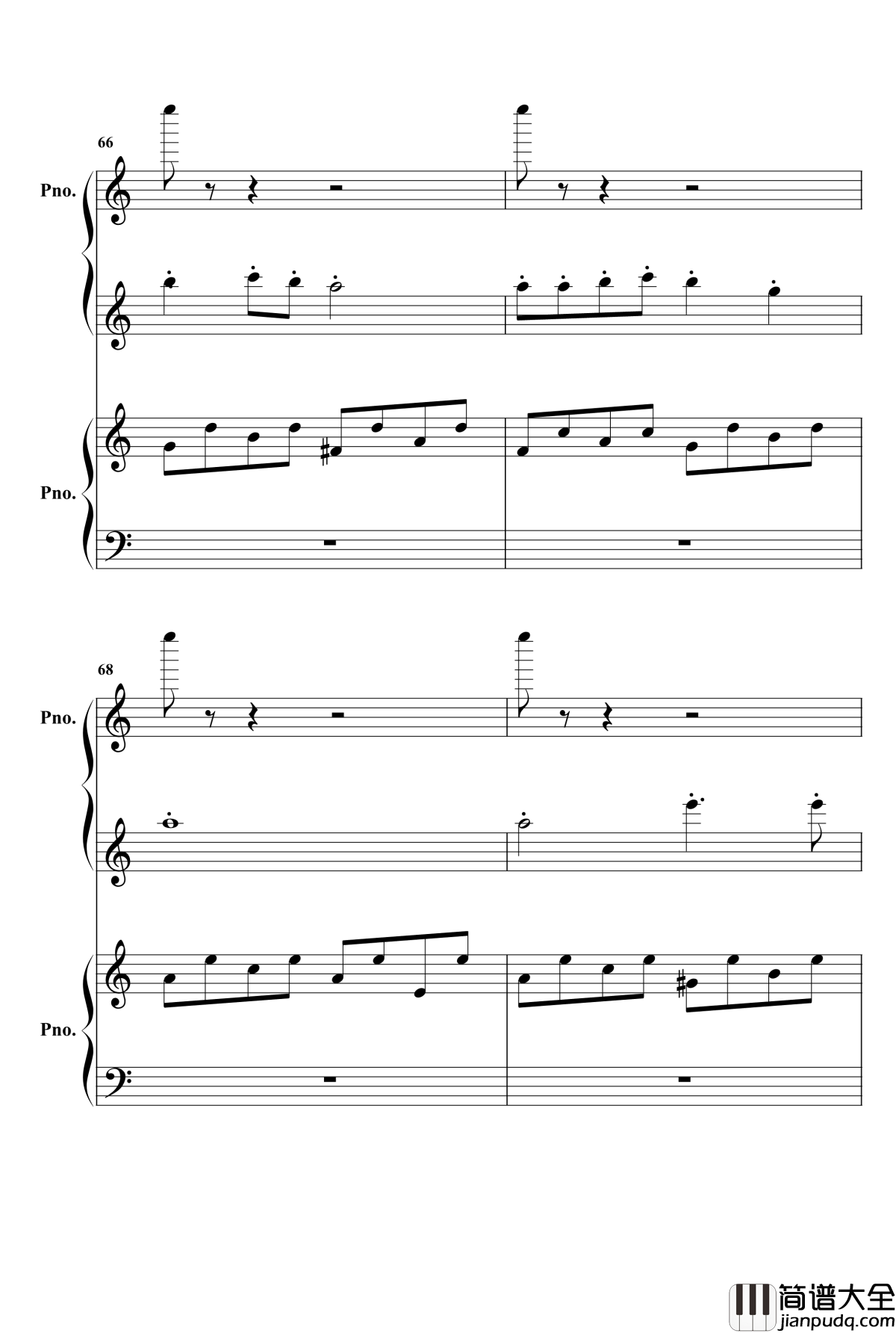 欢沁钢琴谱_两架钢琴_林海