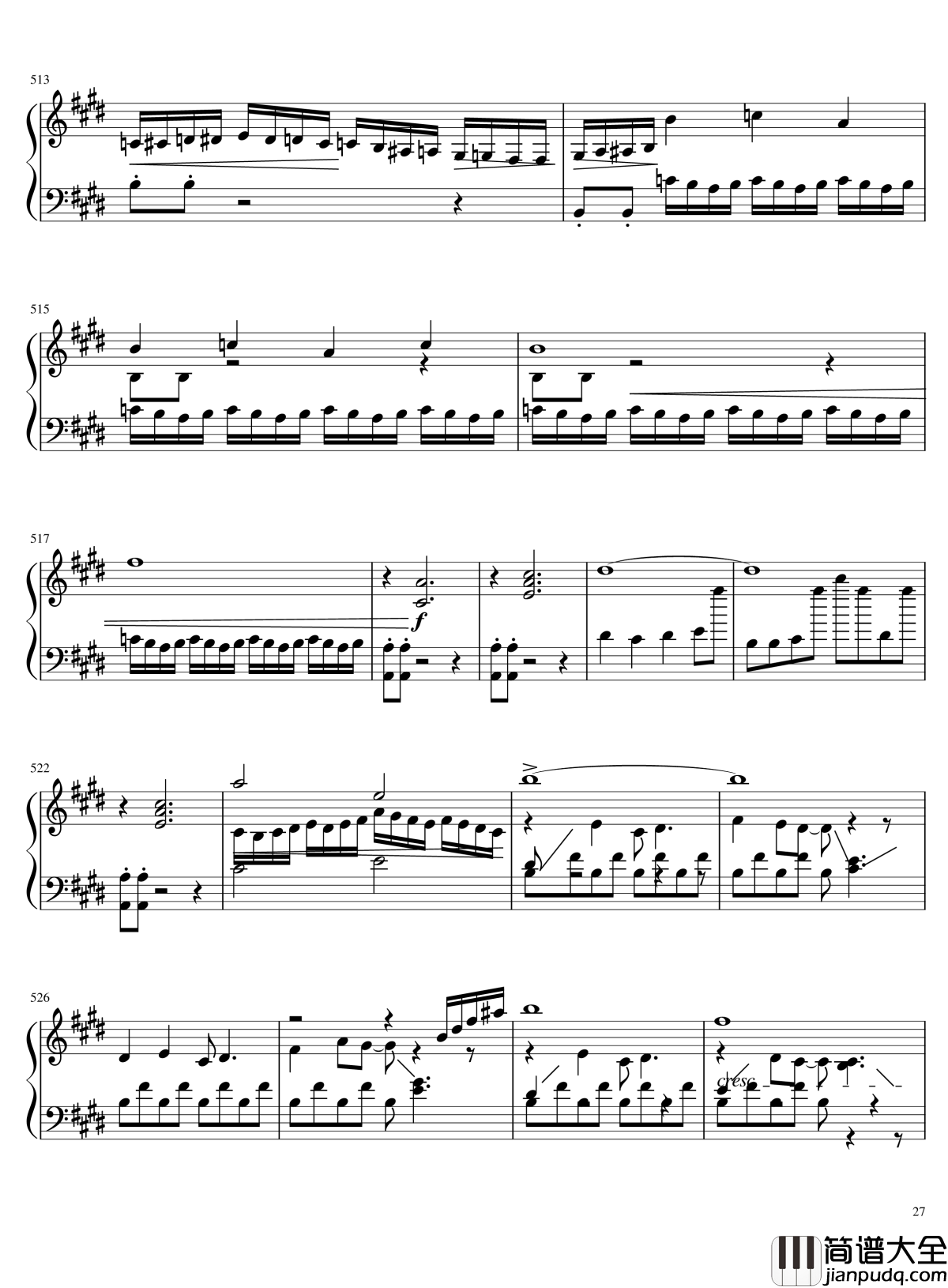 口袋妖怪初代全BGM串烧钢琴谱