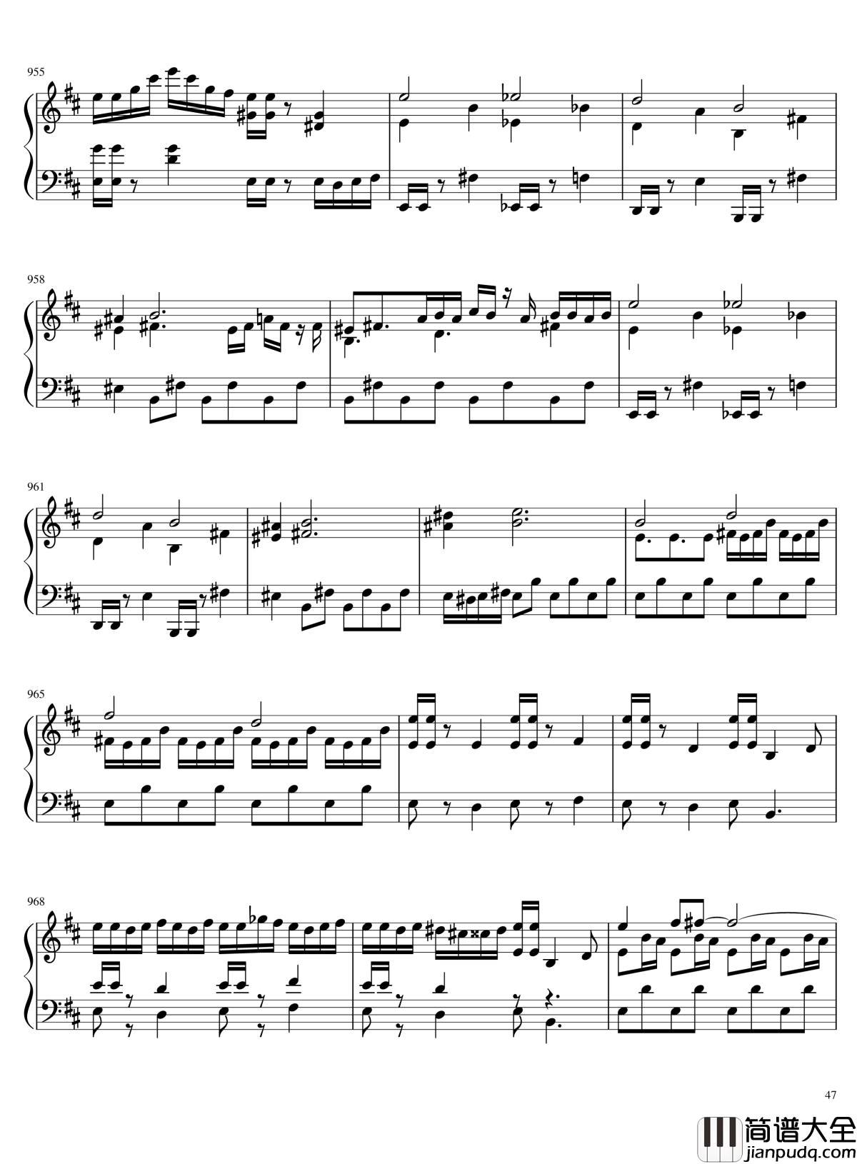 口袋妖怪初代全BGM串烧钢琴谱