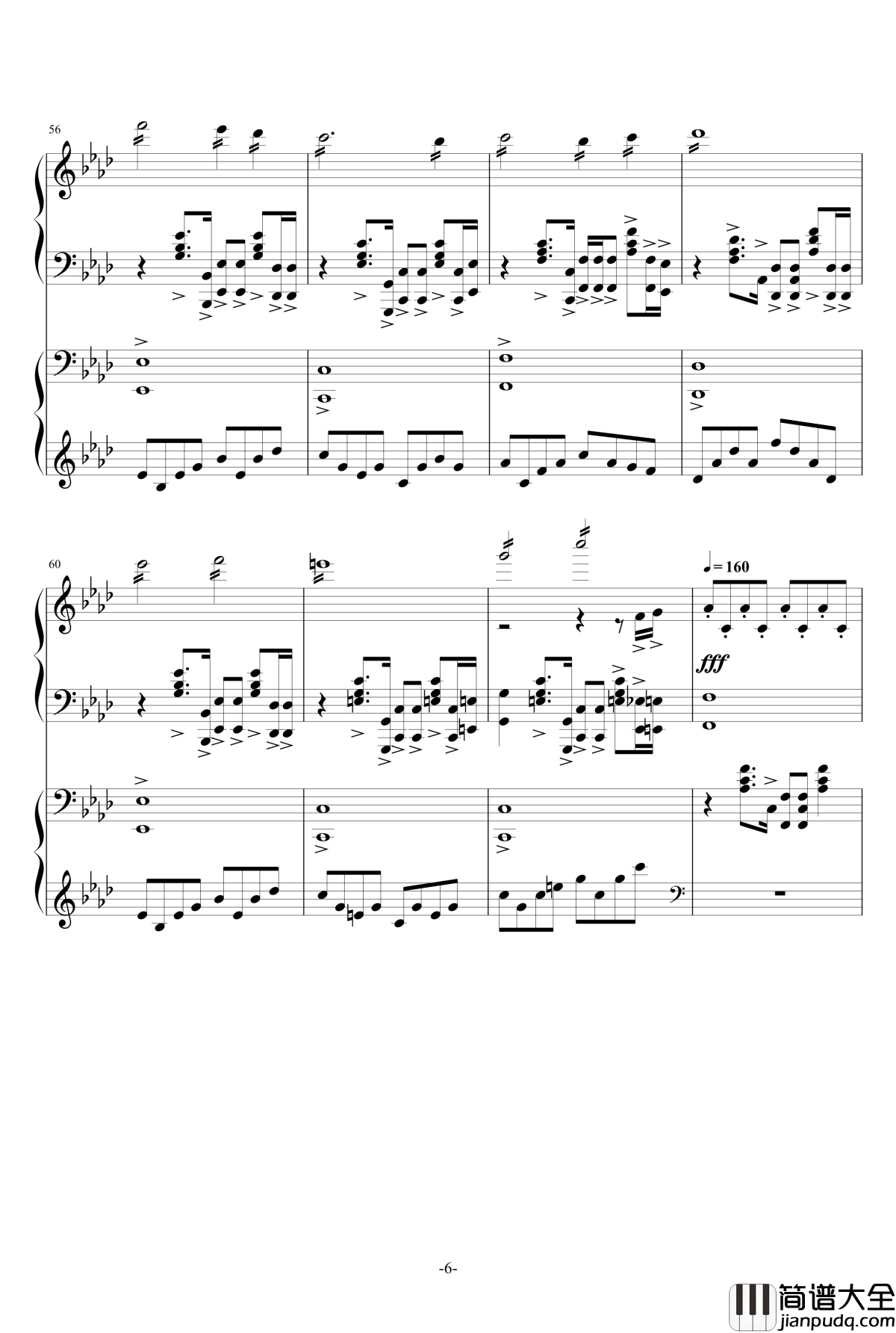 赤信号_四音轨钢琴改编版钢琴谱_劲乐团