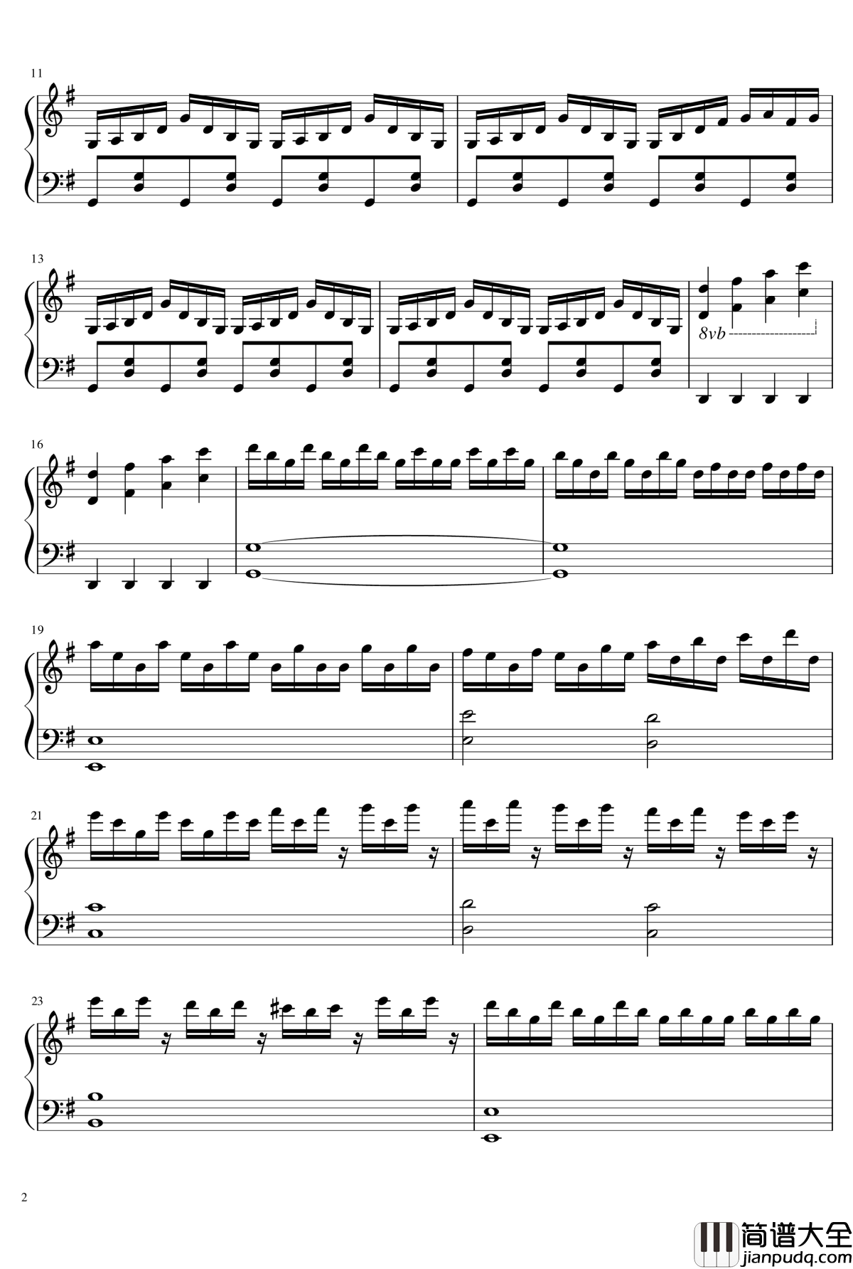 freedom_dive钢琴谱_xi