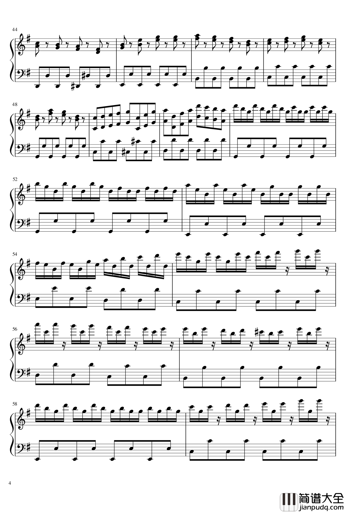 freedom_dive钢琴谱_xi