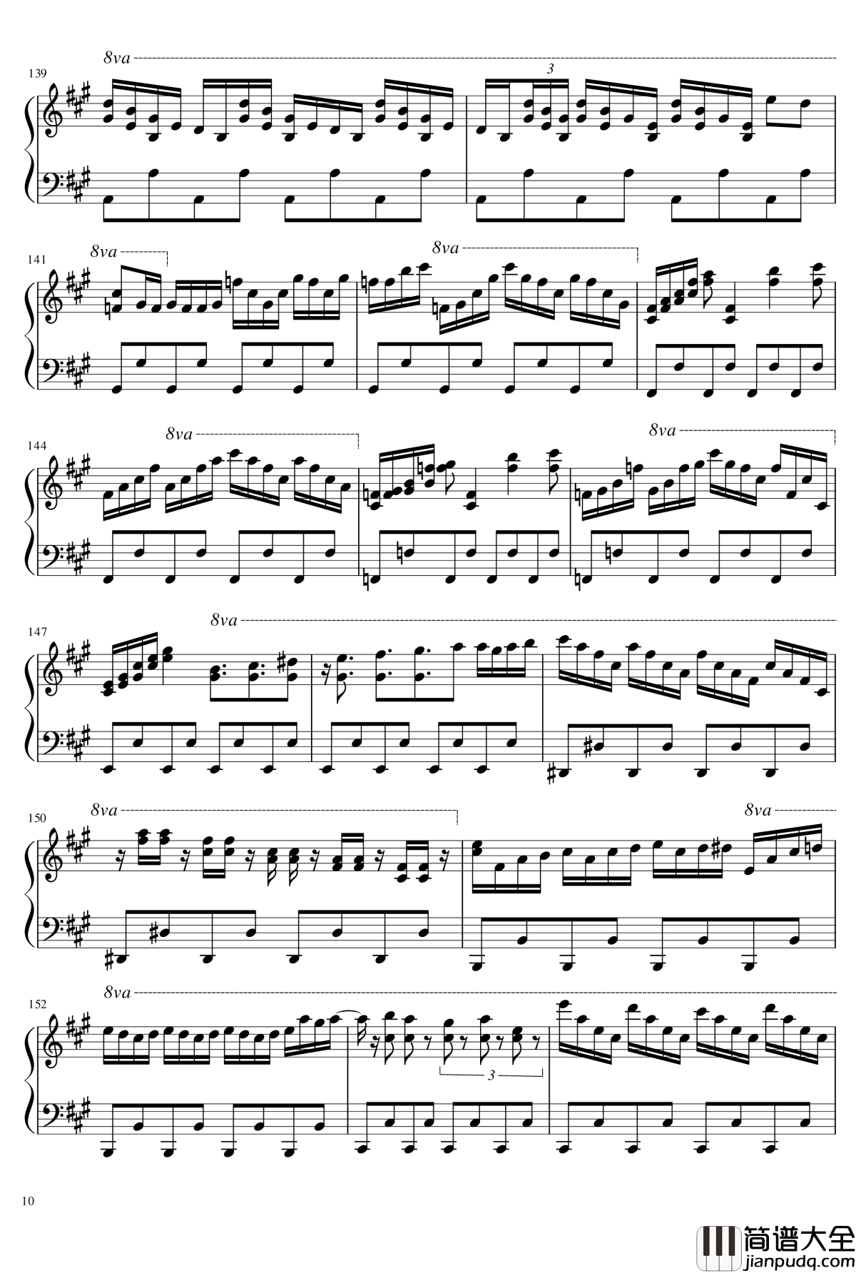 freedom_dive钢琴谱_xi