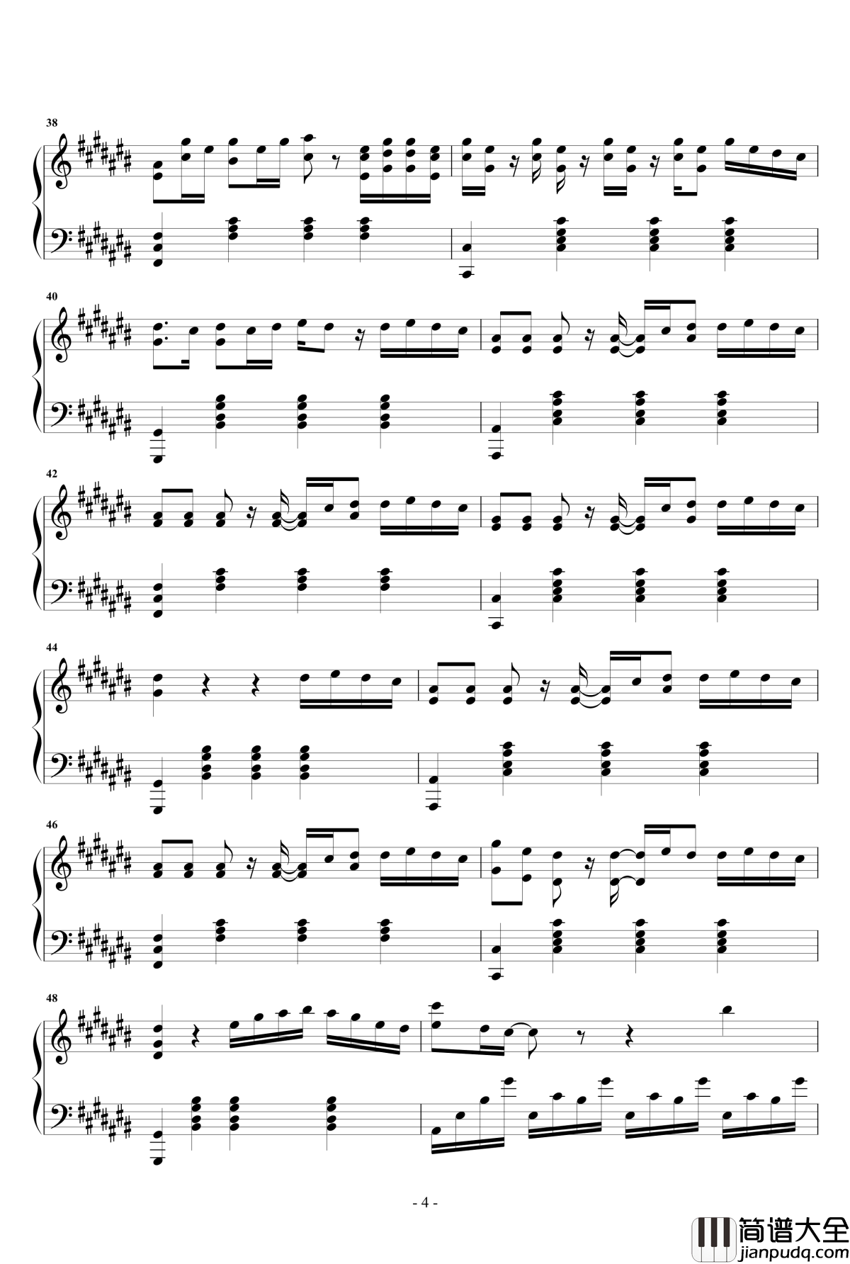 Try_独奏谱钢琴谱_冯曦妤