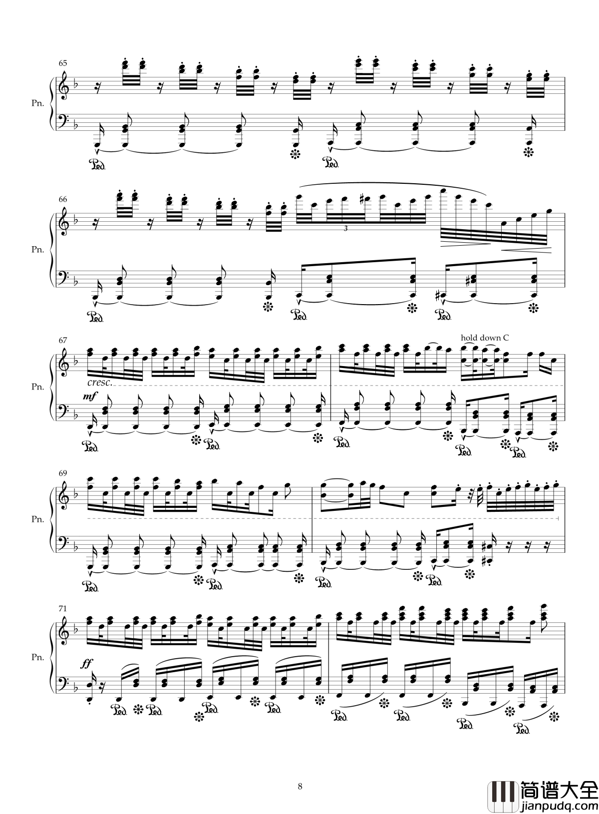 akasha钢琴谱_xi_Fate/hollow_ataraxia