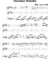 Stardust_Melodia钢琴谱_境界线上的地平线_Ceui_吉他谱_钢琴谱_简谱