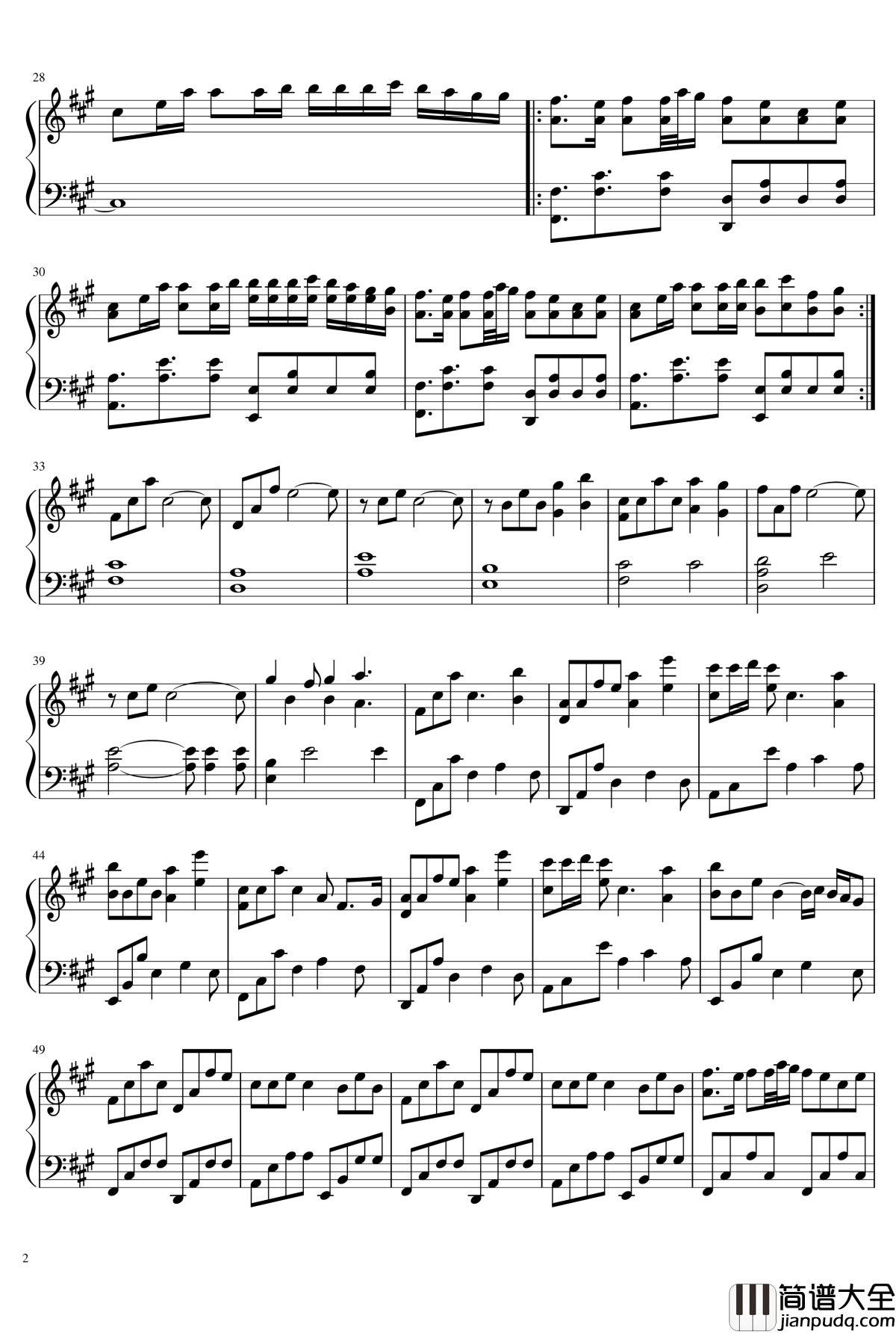 Alan_Walker钢琴谱_常规