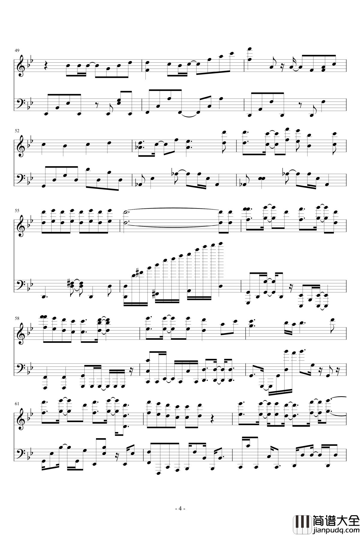 数码宝贝装甲进化曲钢琴谱_Break_Up