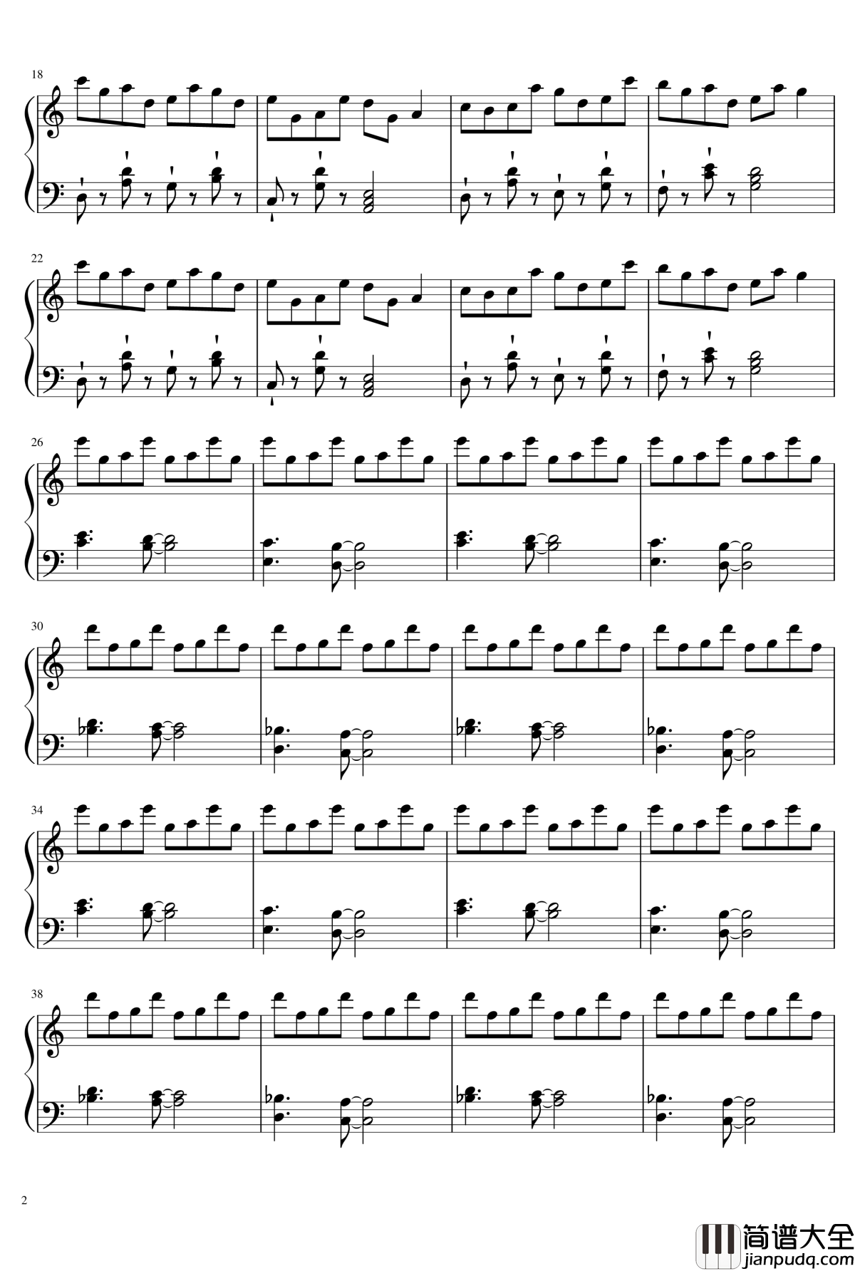 Fairy_Dolce钢琴谱_→Pia_no_jaC←