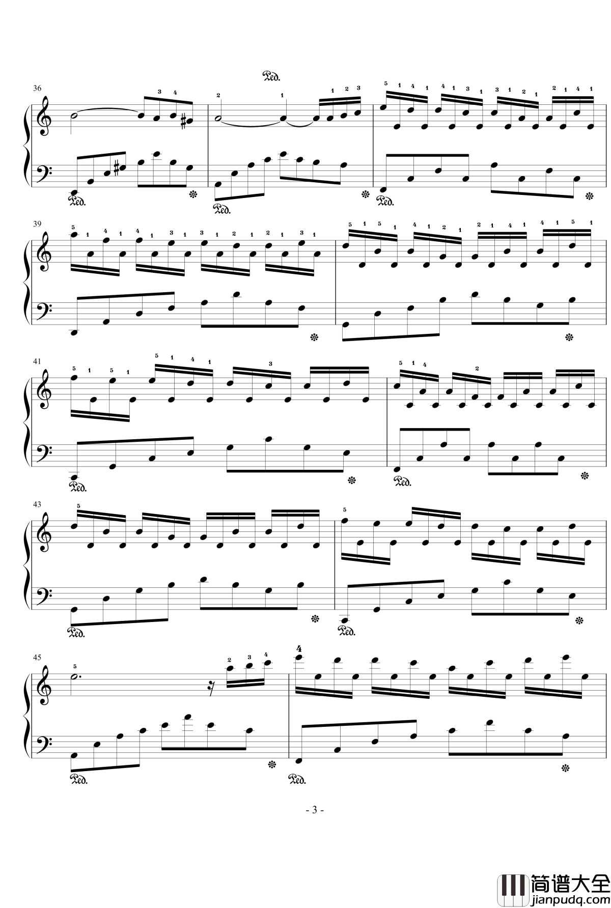 First_love钢琴谱_戴尚辉